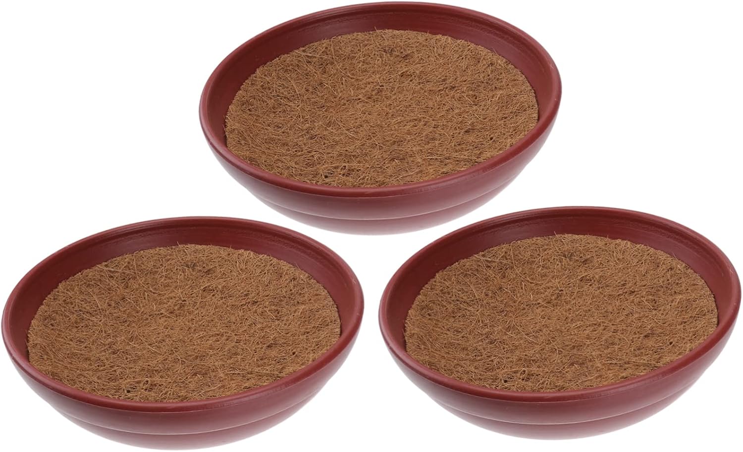 SUPVOX 3sets Pigeon Nesting Mats Egg Basin Nest Pads for Birds Nesting Accessories