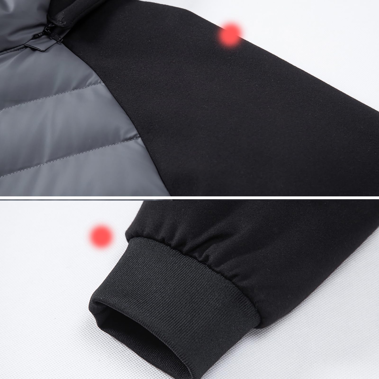 ARMAAN Giacche Uomo, Cappotto Invernale Imbottito Per FAIRY TAIL, Giacca Da Sci Calda Esterni Con Cappuccio, Softshell Antivento Tasche Multiple, Per Escursioni In Montagna, Viaggi