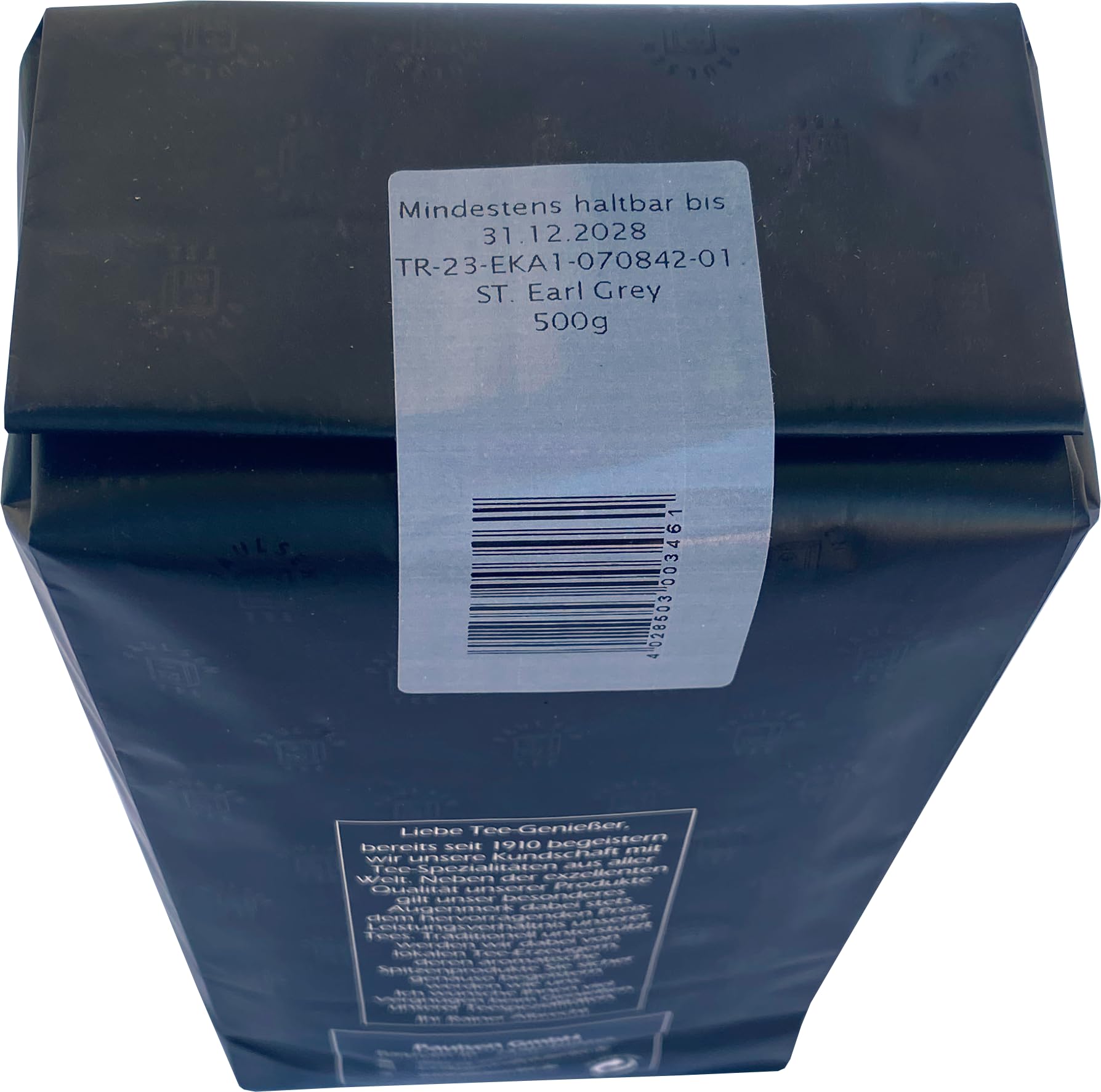 Paulsen "Earl Grey", schwarzer Tee, 500g
