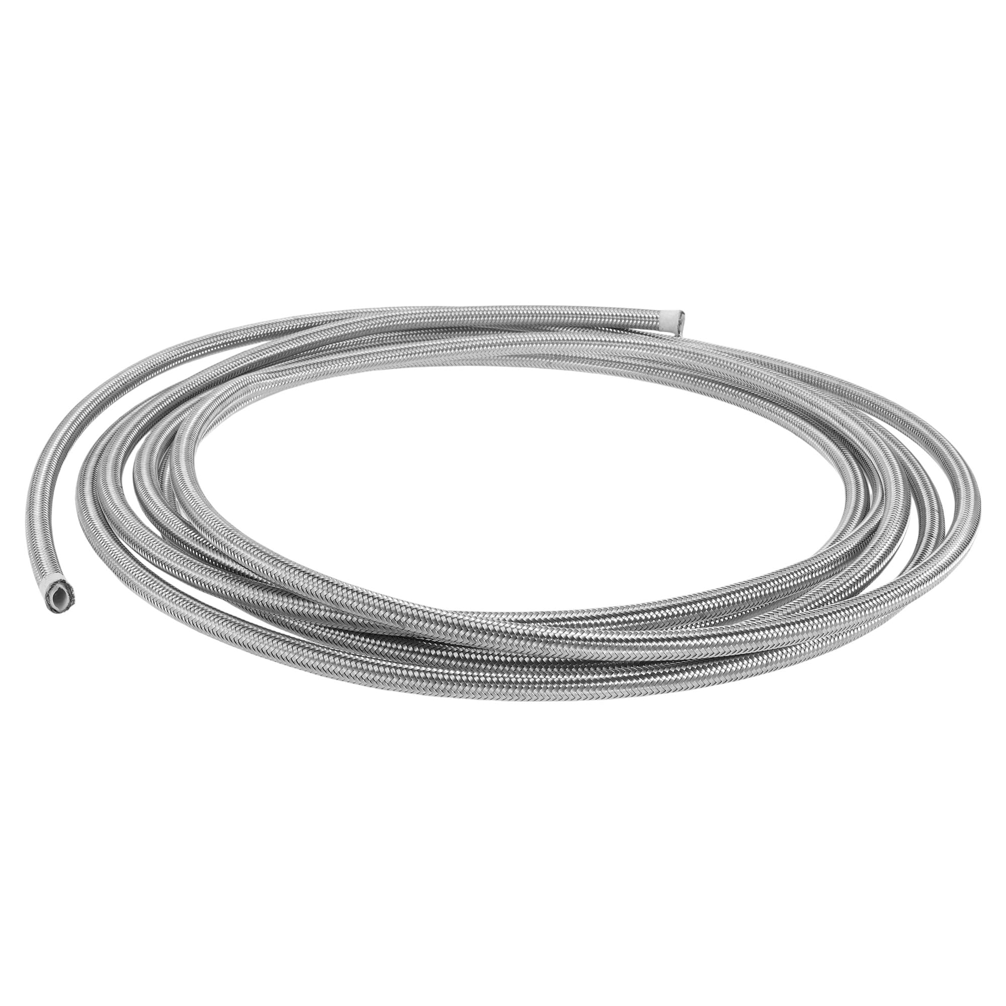 Tuyau de carburant AN6 A ABSOPRO en caoutchouc PTFE et acier inoxydable pour voiture, 6,1 m