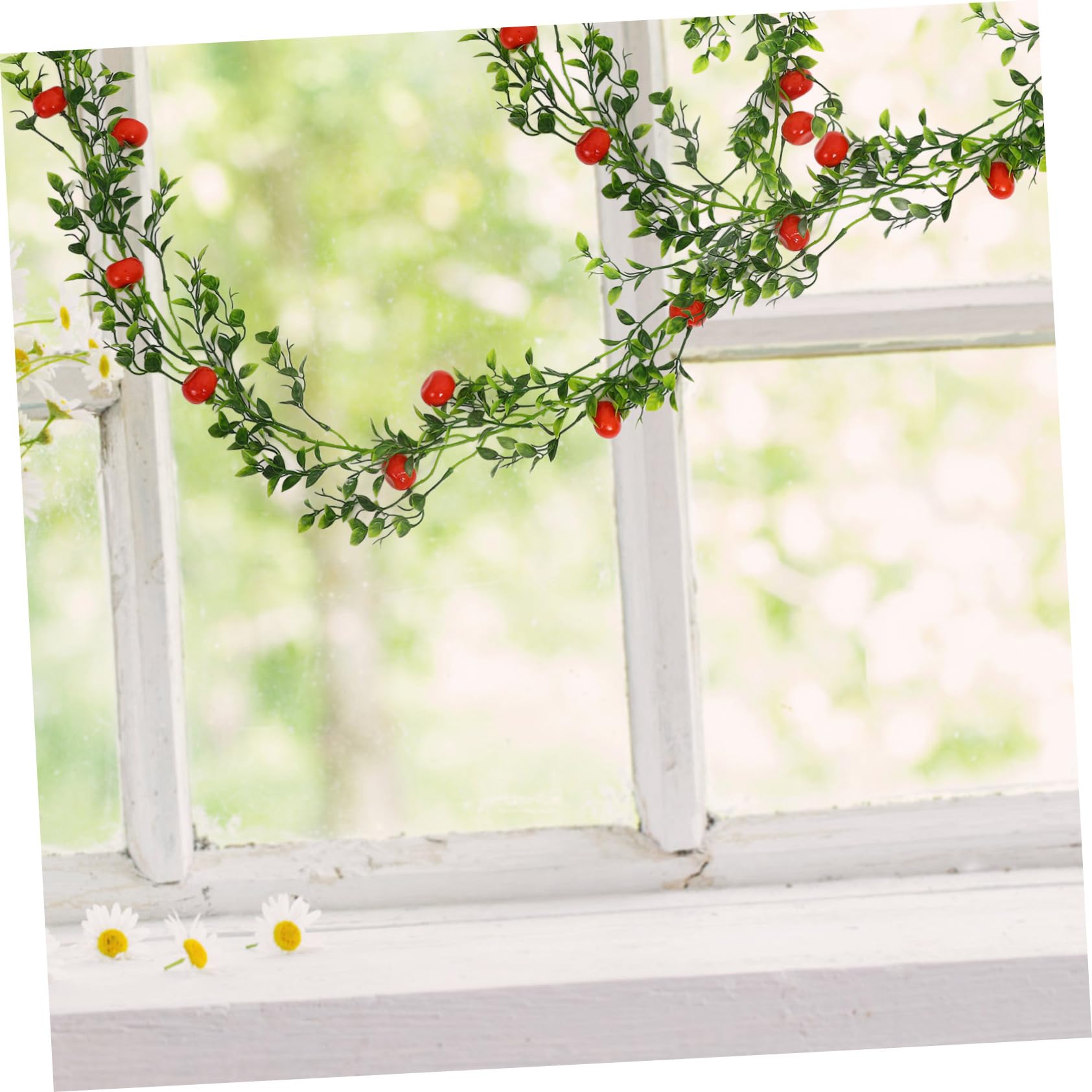 PRETYZOOM 3stücke Künstliche Obstgirlande Mit Orangefarbenen Früchten Und Grünem Dekoration Für Tür Und Garten Pflegeleichte Faux Greenery Für Innen Und Außenbereiche