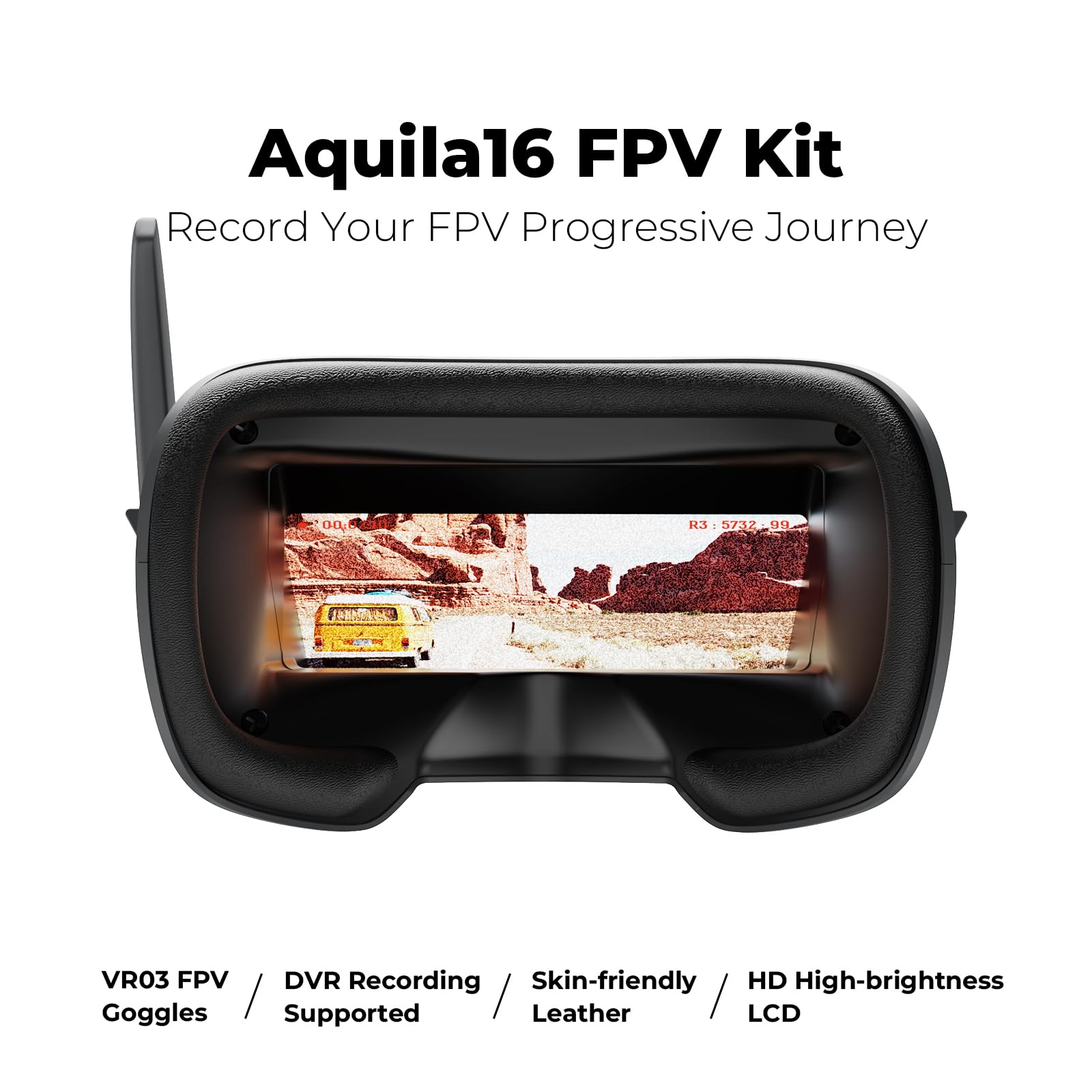 BETAFPV Aquila16 FPV Drone Kit with Altitude Hold, Max to 8Min Flight, for FPV Beginner to Fly Indoor Outdoor Longer, 3 Flight&Speed Modes, DVR Recording, Simulator Supported, 1S RTF Kit with ELRS V3