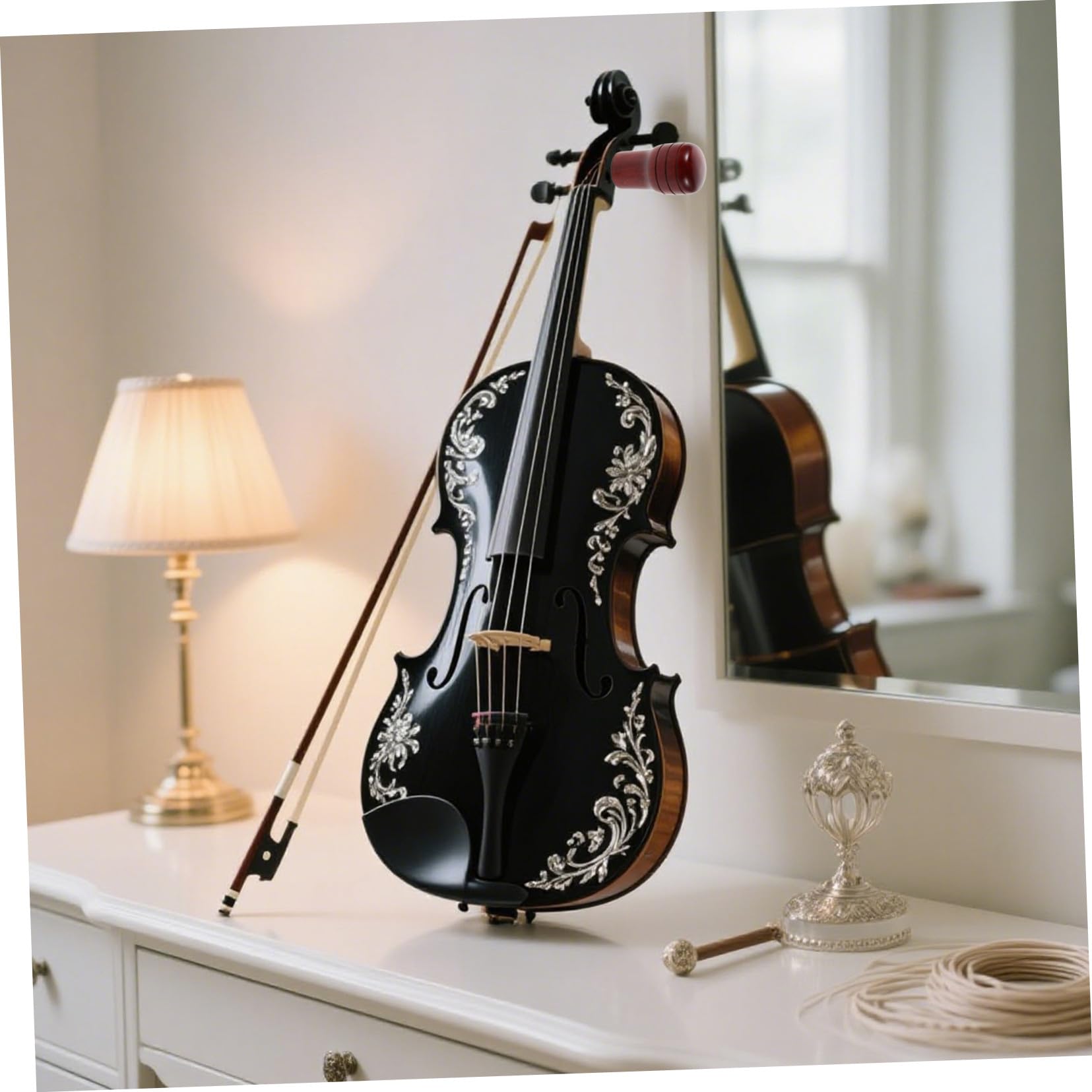 BESPORTBLE Kit per Cura del Violino Strumento per Liutaio Accessori per Strumenti Musicali Impugnatura per Corde del Violino Classico Acustico Regolatore dei Piroli per Manutenzione