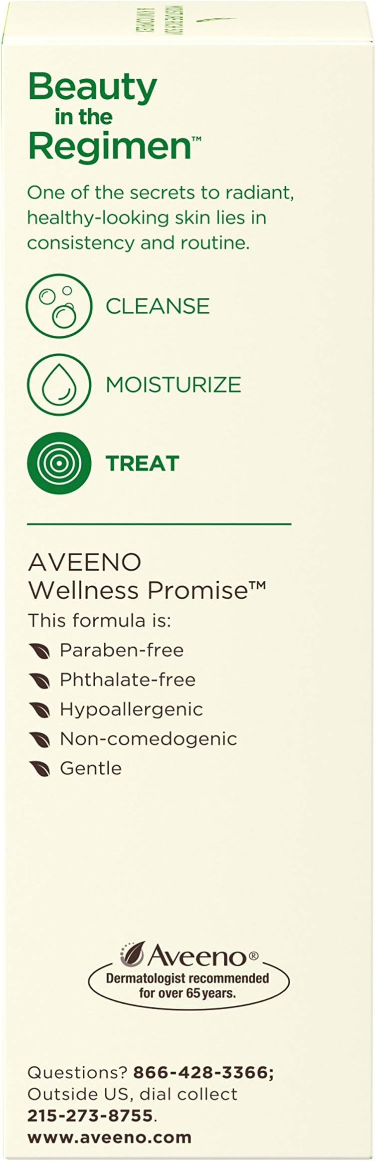 Aveeno Positively Radiant MaxGlow Hydrating Face Serum + Primer with Moisture Rich Soy & Kiwi Complex, Hypoallergenic, Non-Comedogenic, Paraben- & Phthalate-Free, 1.5 fl. oz