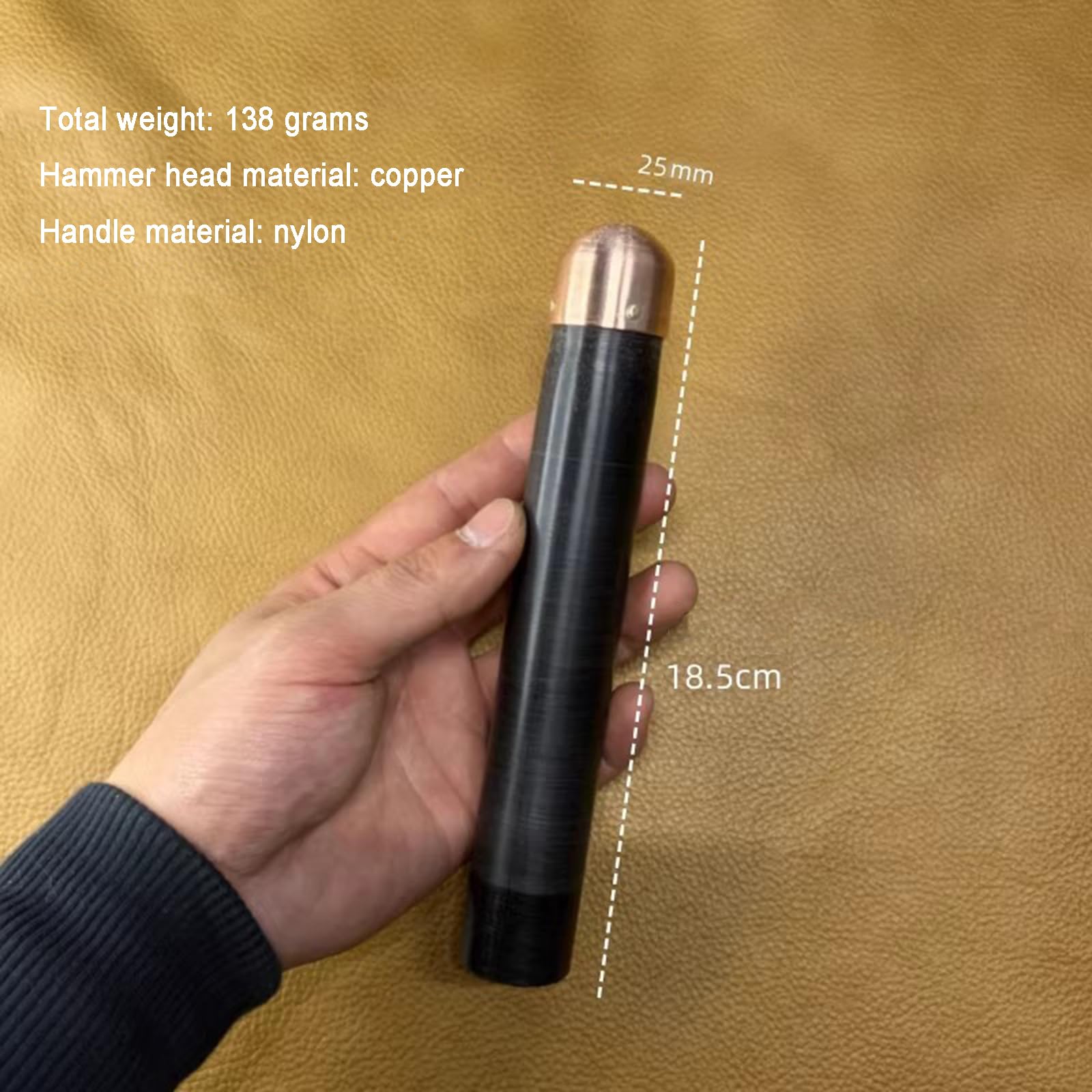 Kit di strumenti per la pulizia della pietra focaia, include un flaker a pressione e bastoncini di rame per lavori artigianali e smussati, ideale per principianti e professionisti