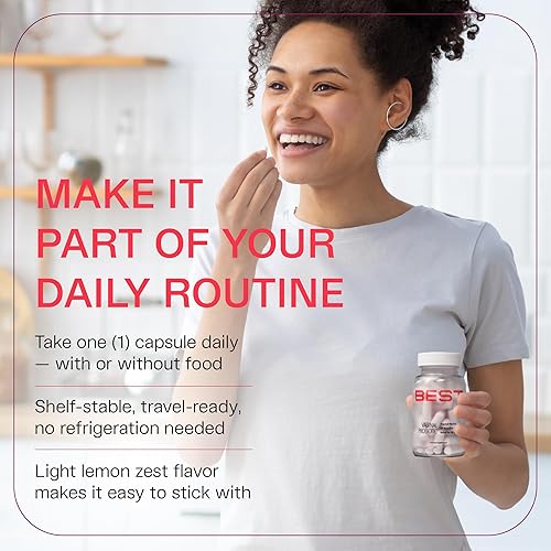 Miniatura 3 de Los mejores probióticos vaginales para mujeres Equilibrio de pH con prebióticos, mezcla de probióticos Lactobacillus y arándano Probiótico