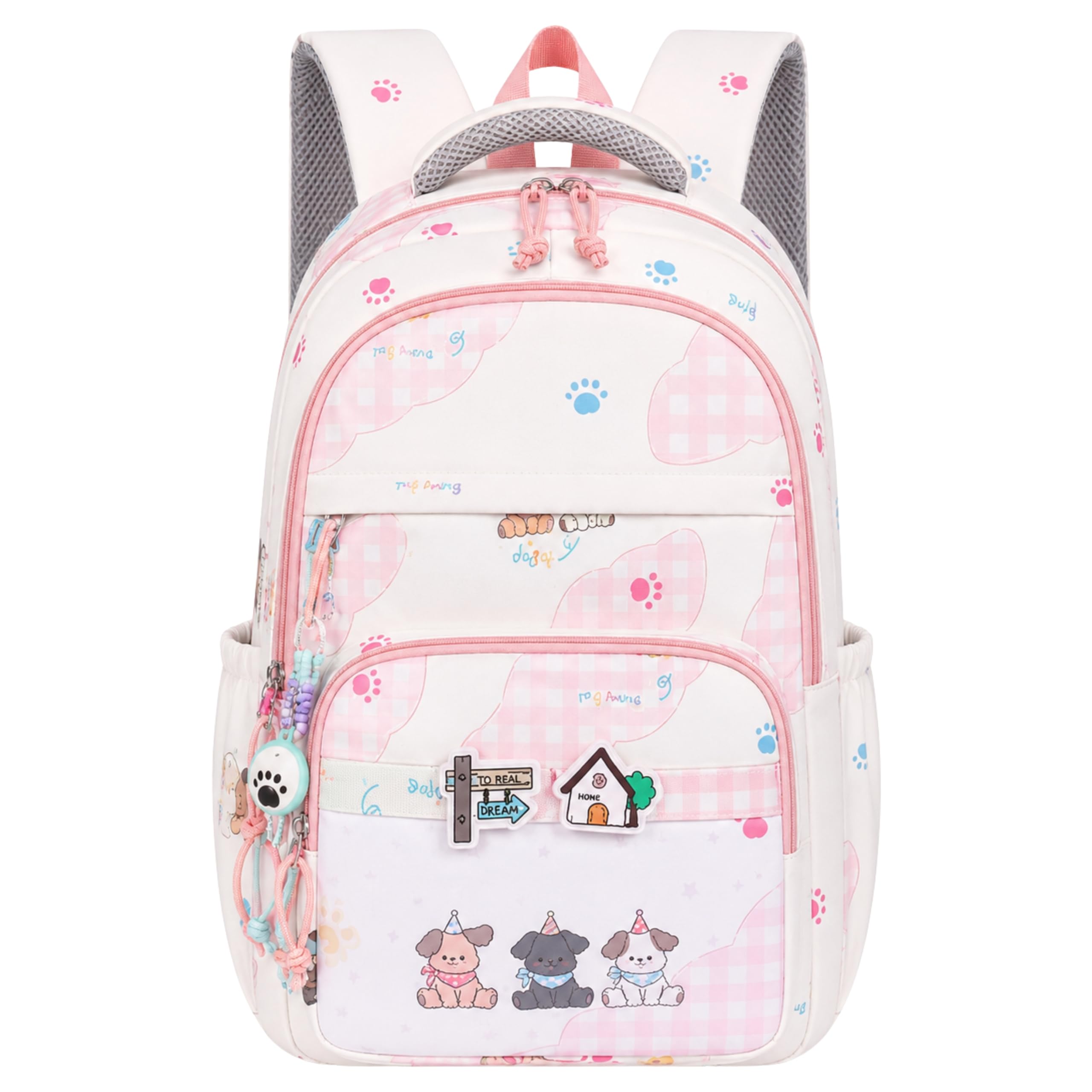 Korean Style Unisex School & College Backpack Bag | 18 Inch Large Capacity Bag For Girls & Boys Age of 12-16 Years | Best For Middle & High School, College, Tution, Travel, Camping-picture-10