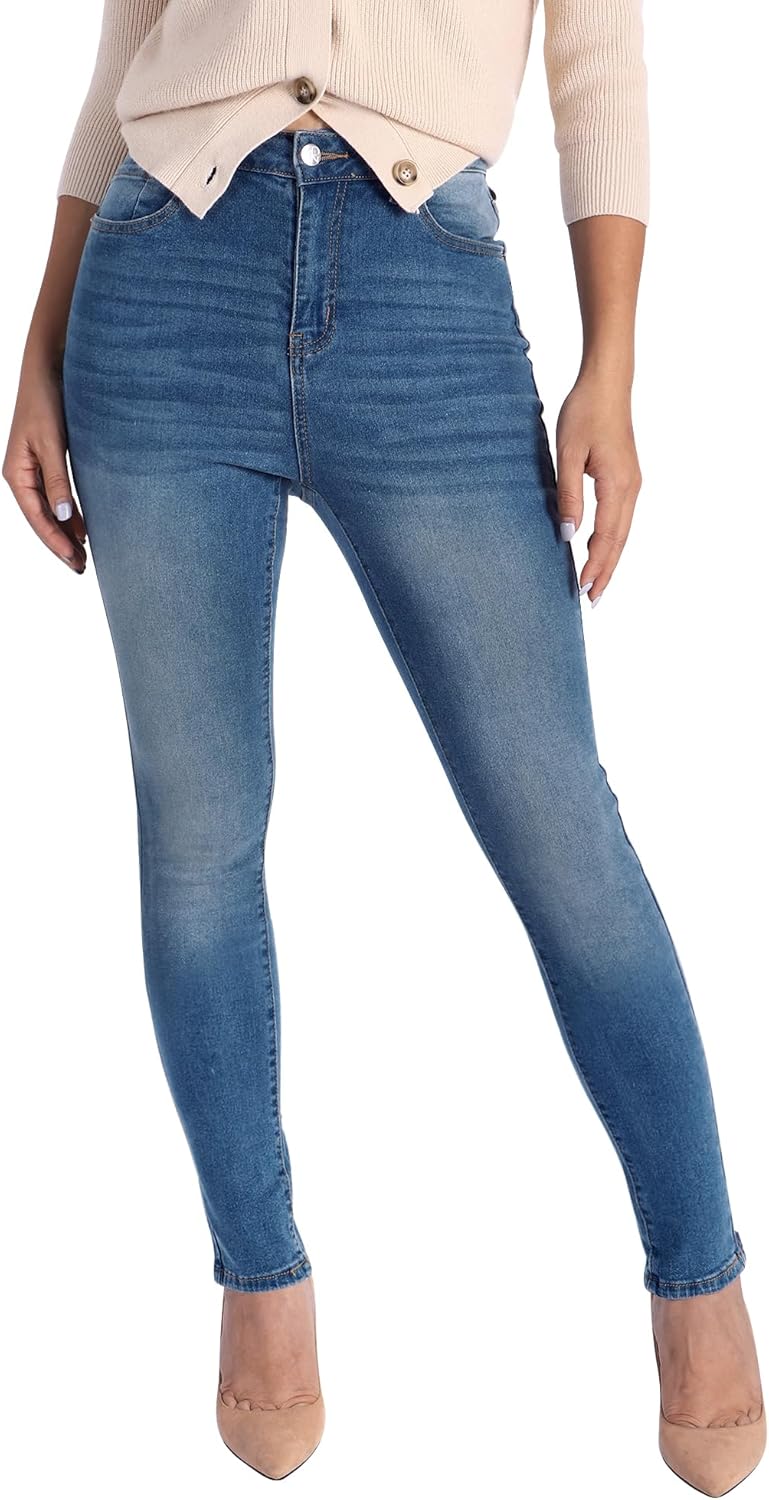 Utyful Skinny Jeans for Women Trendy High Waisted Classic Slim Fit Stretchy Denim Pants Jeggings Country Concert Outfit