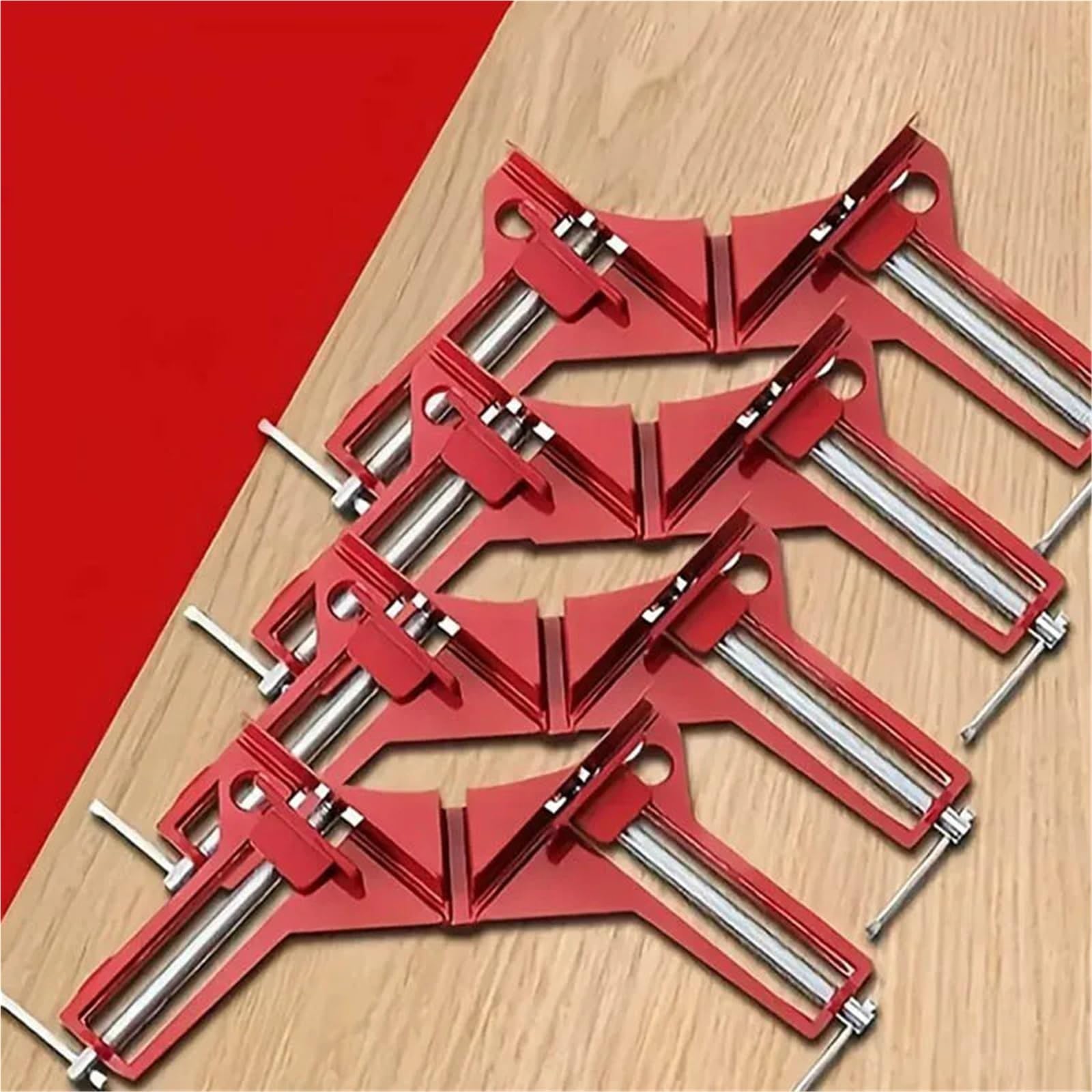 Serre-joint à angle droit 90 degrés en lot de 4 pour cadre photo et menuiserie