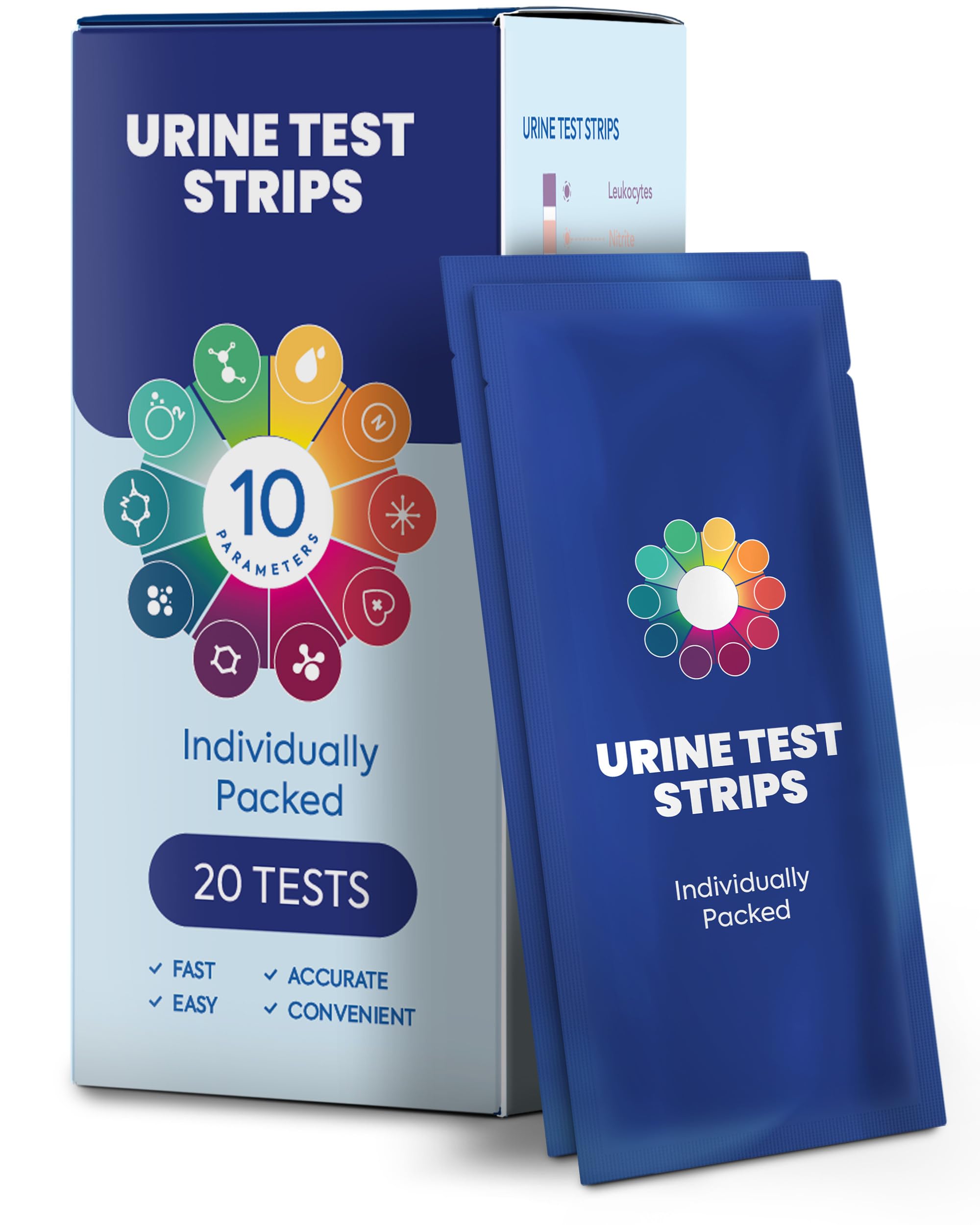 Wellness Urine Test Strips for UTI, Ketone and More (20 Pack)