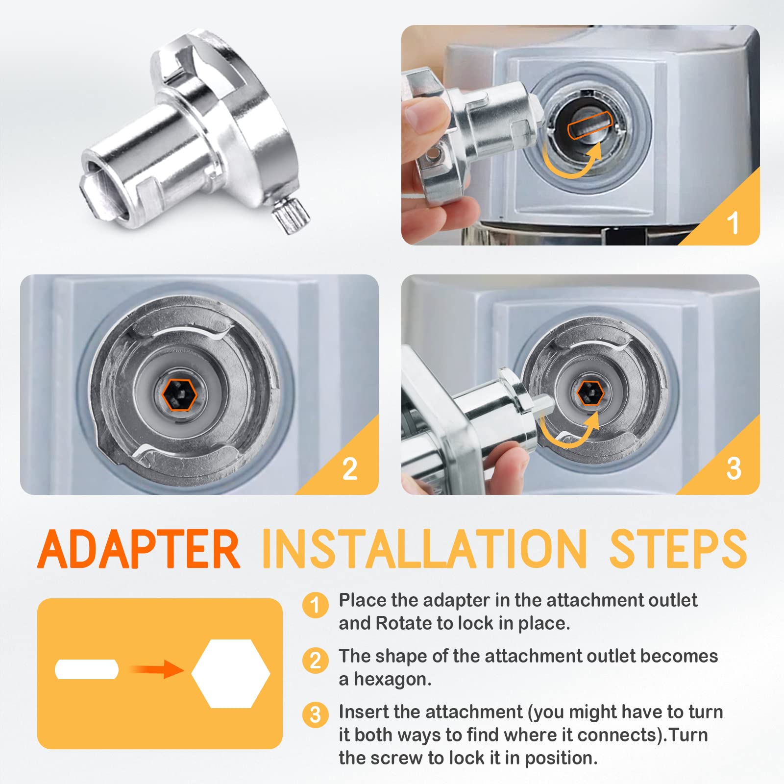 aikeec Pasta Sheet Roller for Kenwood Stand Mixers with Stainless Steel