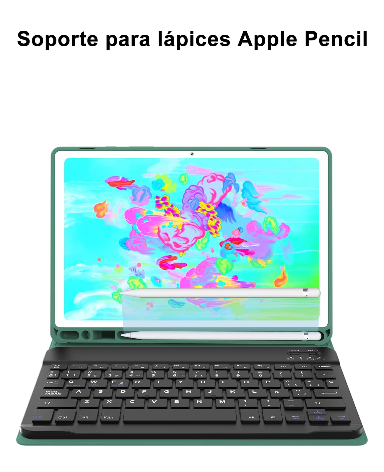 Custodia Fintie Happy Series Per IPad 9.7” (6a Gen 2018 / 5a Gen 2017) – Multiangolo Con Porta Penna