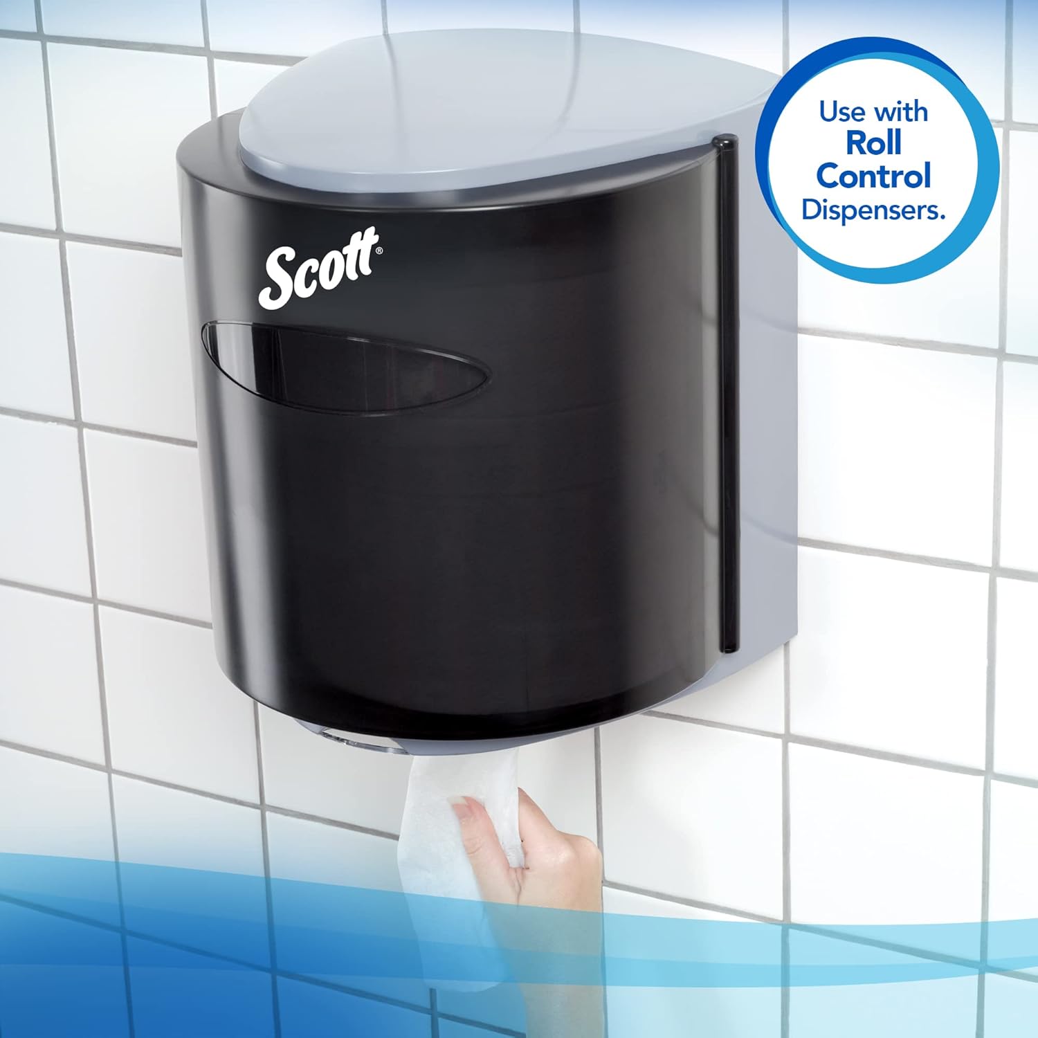 Scott Professional Essential Center-Pull Paper Towels, Bulk (01032), Fast-Drying Absorbency Pockets, White, Perforated (700 Sheets/Roll, 6 Rolls/Case, 4,200 Sheet Total)