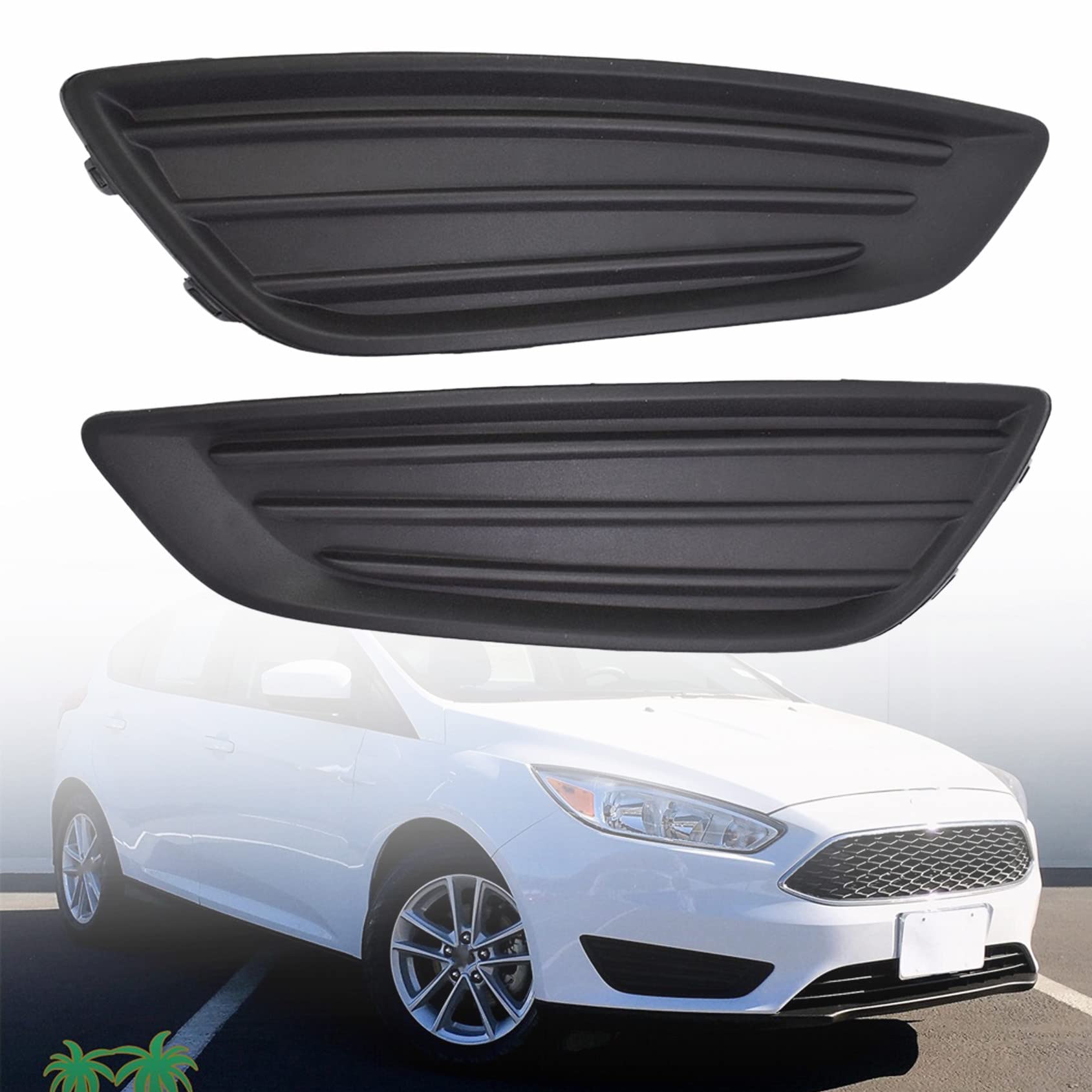 UMNUNV Cubierta De Luz Antiniebla Lado Izquierdo Del