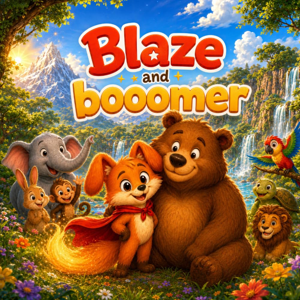 Blaze And Boomer: A heartwarming story about friendship, teamwork, and the magic of kindness. (Blaze And His Adventures)