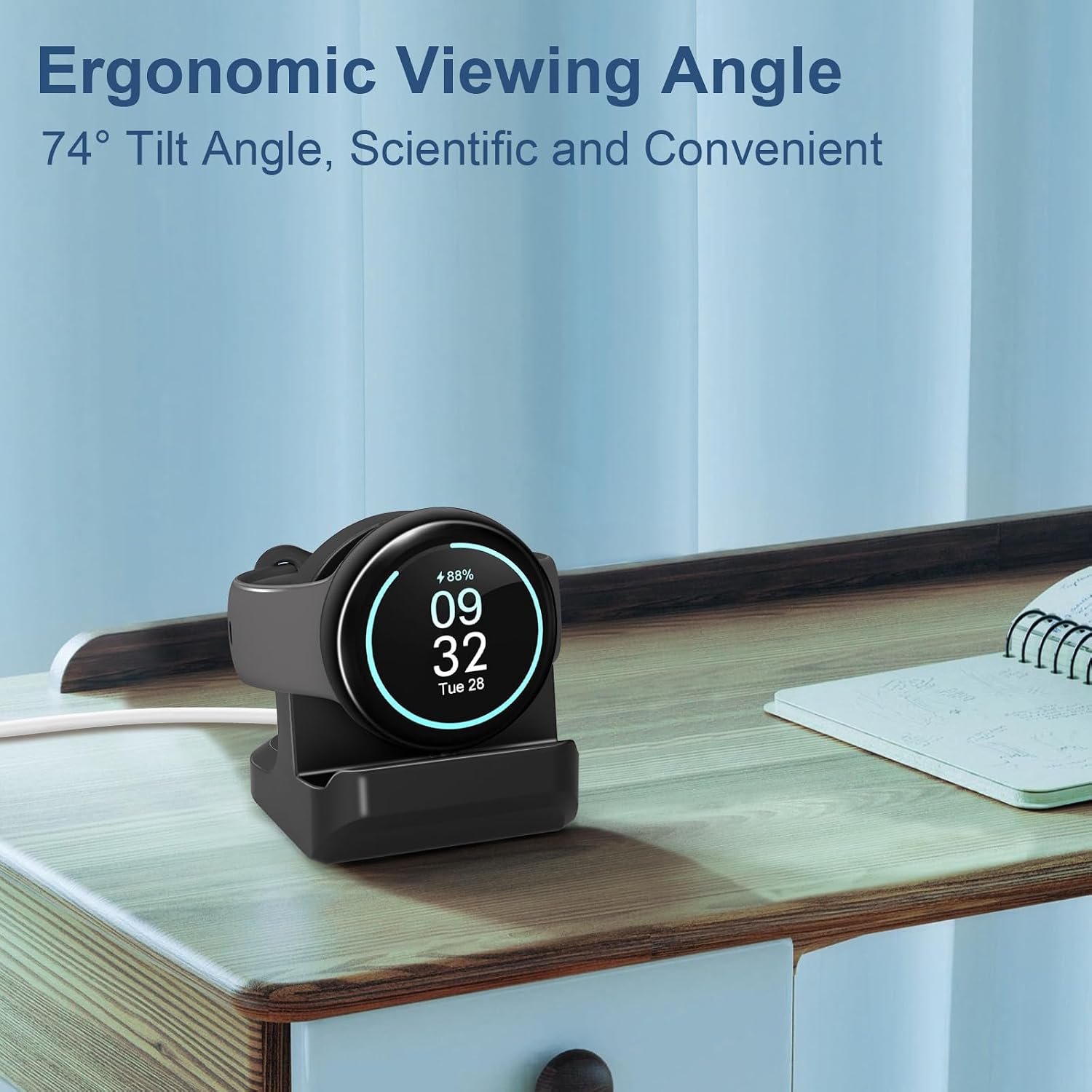 TiMOVO 2 Pack Charger Compatible with Pixel Watch & Fitbit Ace LTE image 3