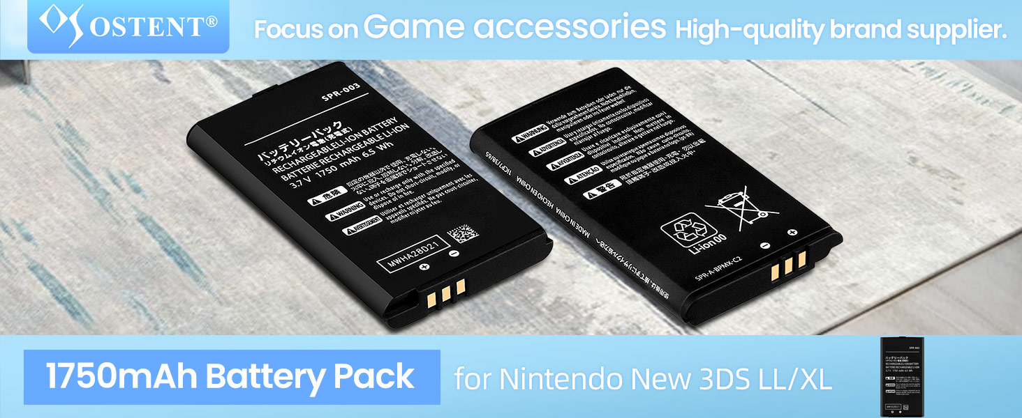 Amazon.com: OSTENT 1750mAh 3.7V Rechargeable Lithium-ion Battery