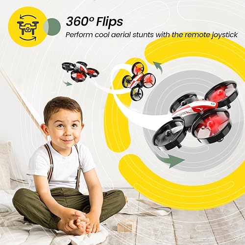 Miniatura 4 de Holy Stone HS210 Mini Drone Nano cuadricóptero a control remoto, el mejor drone para niños, niñas y principiantes, helicóptero a control remoto,