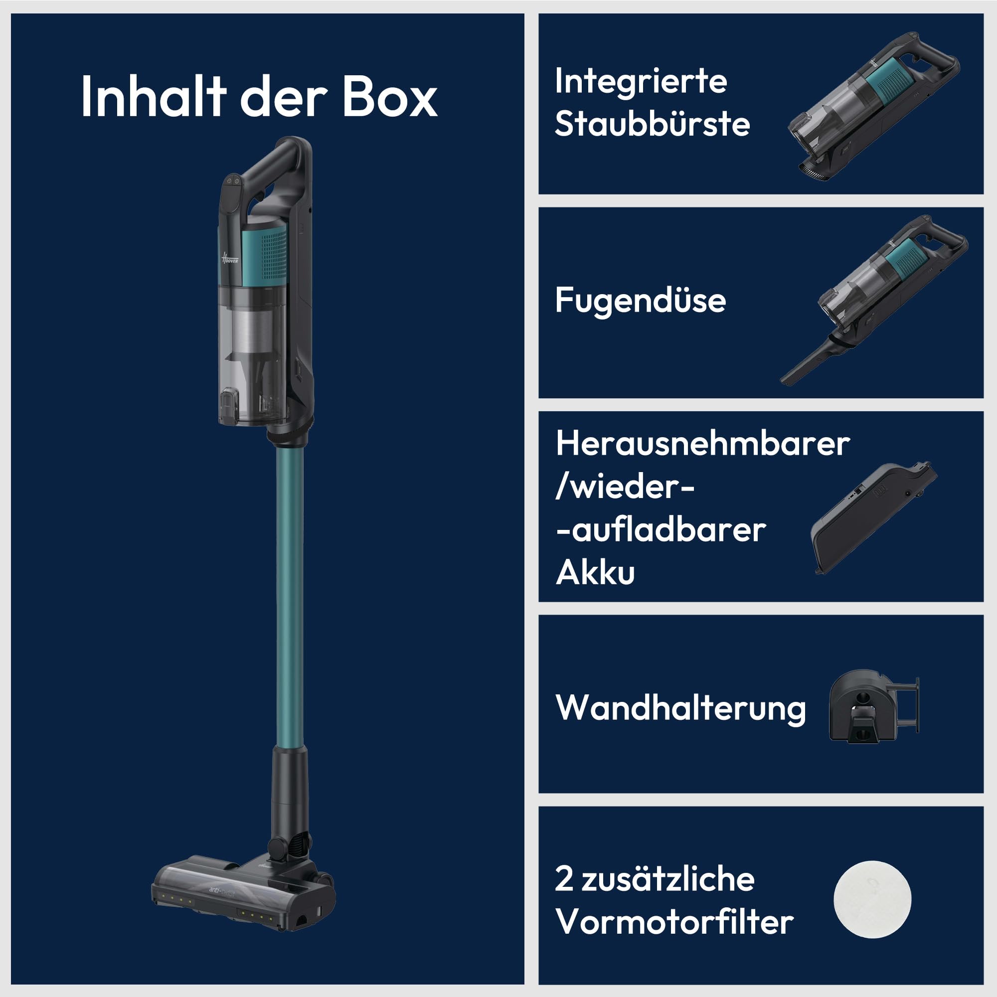 Hoover HF3 CORE kabelloser Akku-Staubsauger – Bild 9