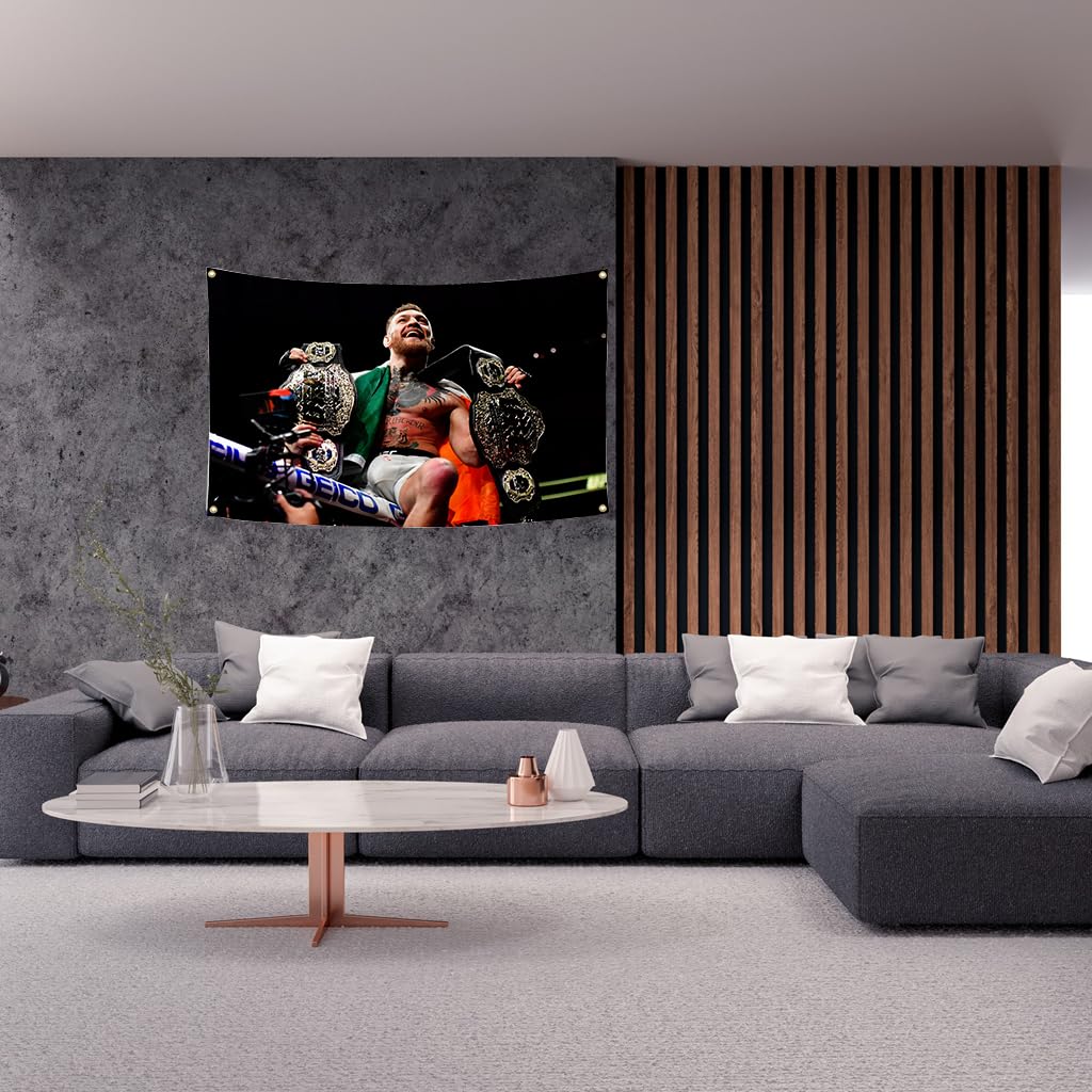 Fitness-Flagge „Be Unstoppable“ – 90 X 152 Cm, Polyester, Für Wand, Gym, Zimmer Oder Party