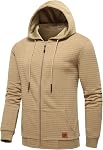 yuyangdpb Men's Zip Up Hoodie Lightweight Hooded Sweatshirt Jackets with Kanga Pocket