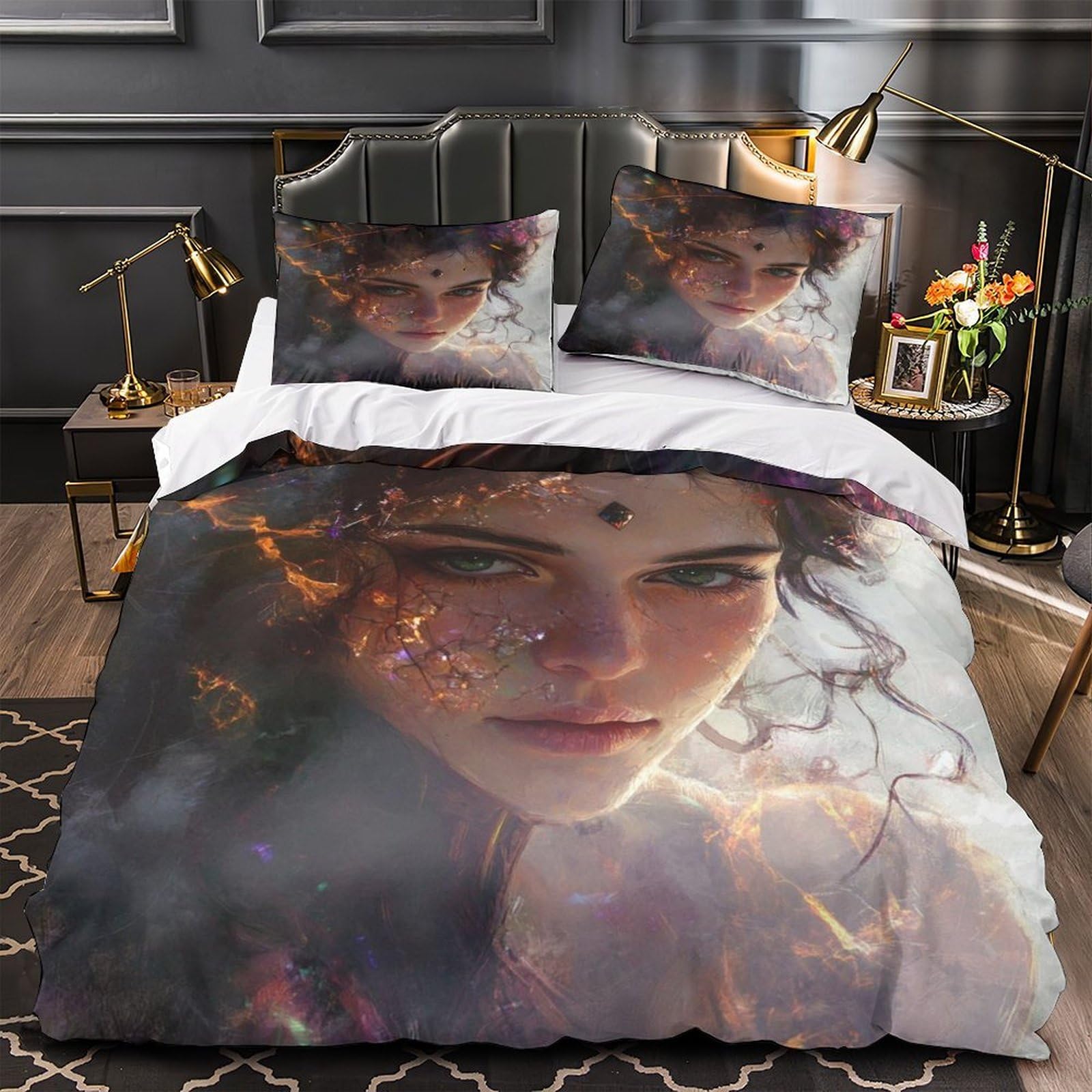 Parure de lit fantastique effet 3D super douce pour des nuits sereines