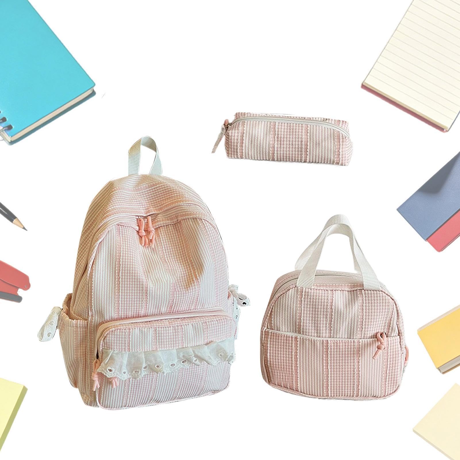 Borsa a tracolla per ragazze, alla , estetica, con astuccio