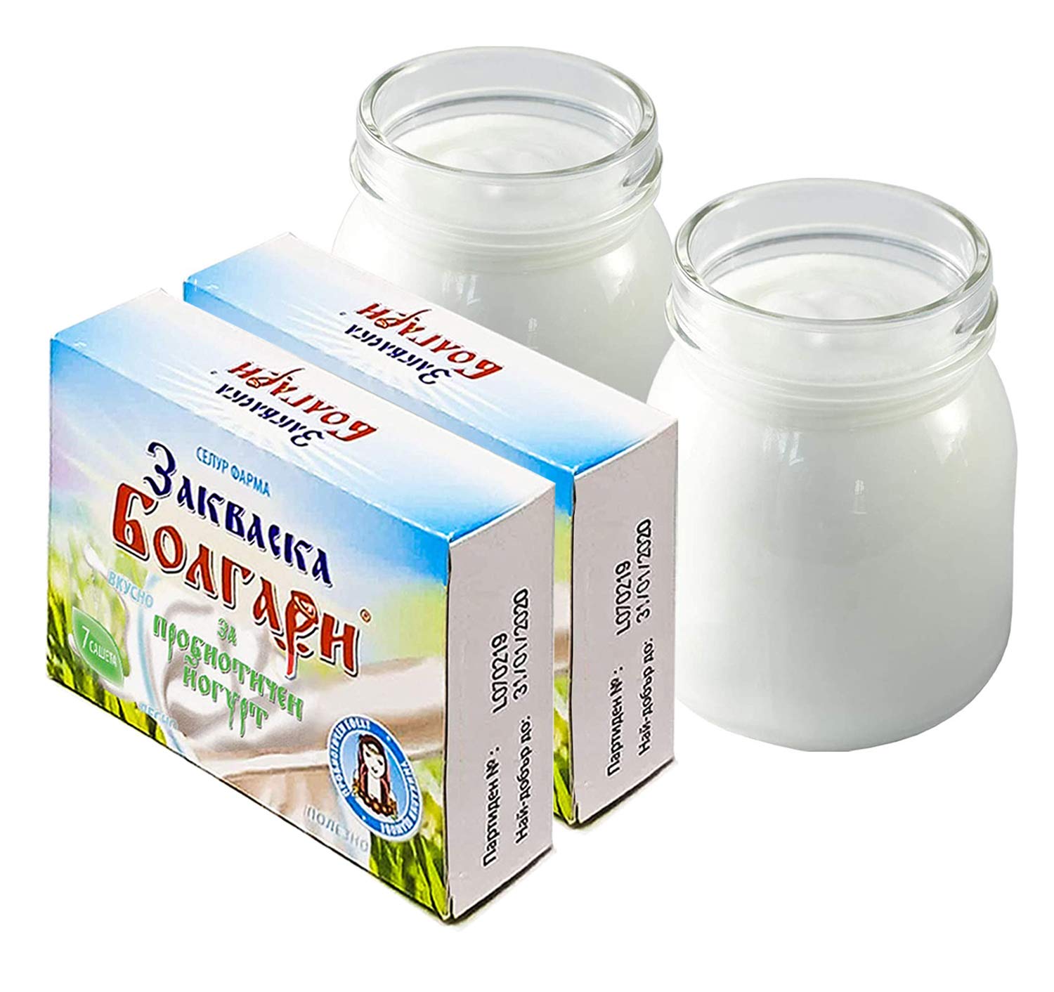 Buy Yoghurt Ferment BOLGARI mild 7 sachets FreezeDried Starter