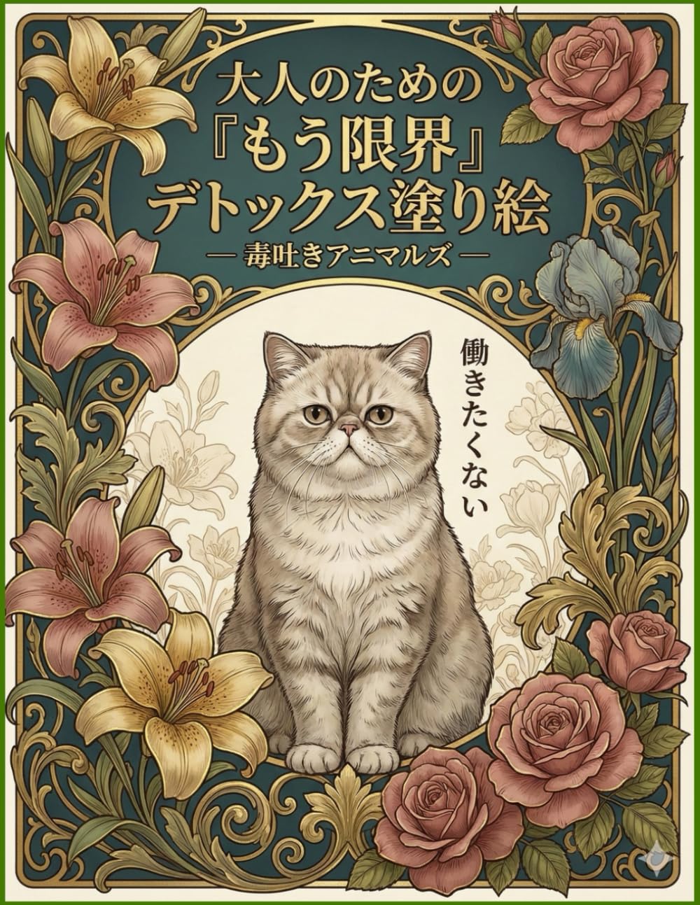 大人のための『もう限界』デトックス塗り絵 - 毒吐きアニマルズ -: 【塗って、吐き出して、スッキリ。頑張る大人のための新感覚ストレス解消法】