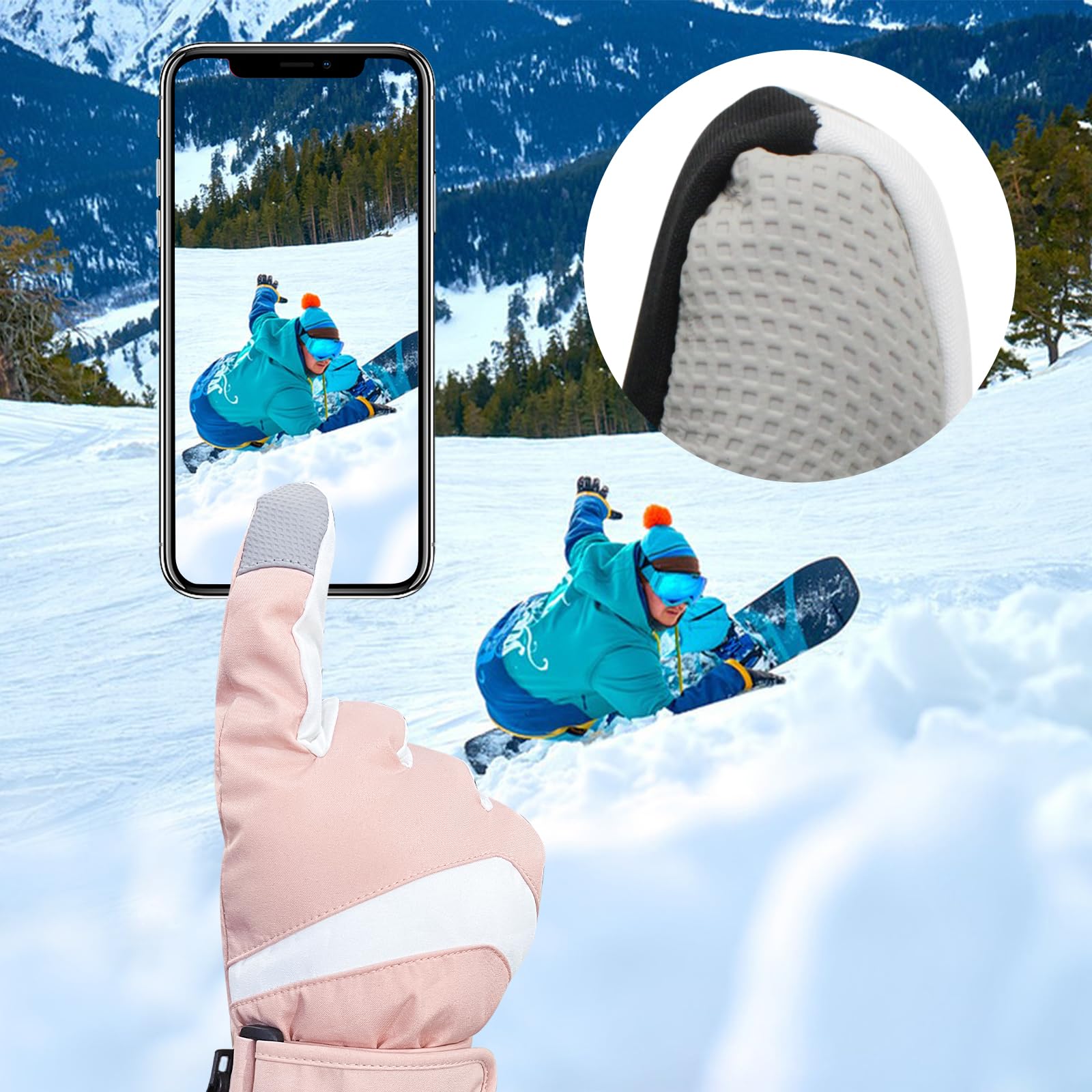 Guanti Invernali Donna Uomo Antivento E Impermeabili - Touchscreen, Caldi Per Sci E Ciclismo - FluYY