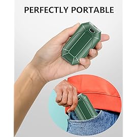 Hand Warmers Rechargeable, Dnaleao 2 Pack 4000mAh Electric Portable Pocket Heater, Heat Therapy Great for Outdoors, Hunting, Golf, Camping, Warm GiftsGreen