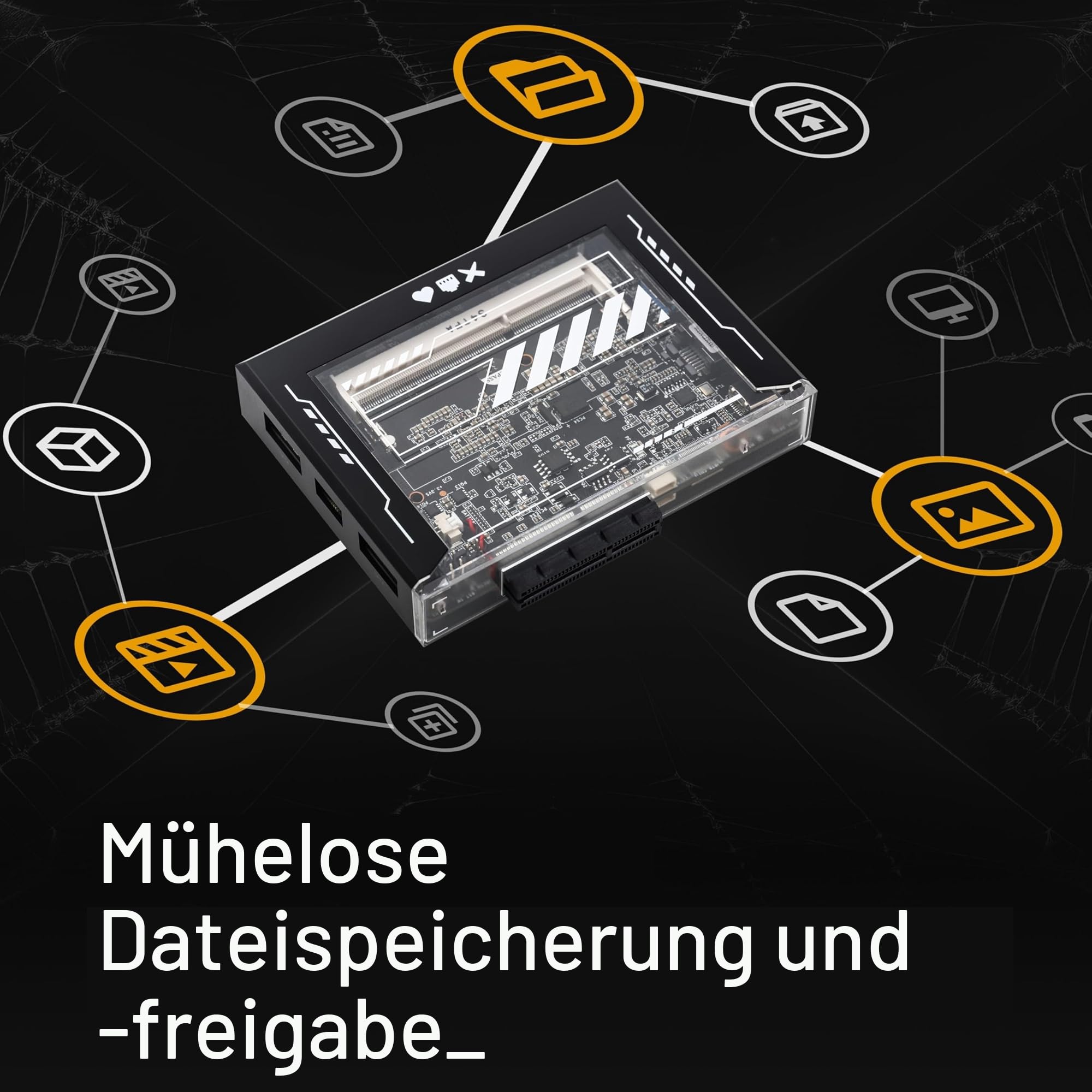 ZimaBlade 7700 Speicherpaket X86 Singleboard-Server PCIe x4 Gigabit-Ethernet 4K Netzwerkspeicher