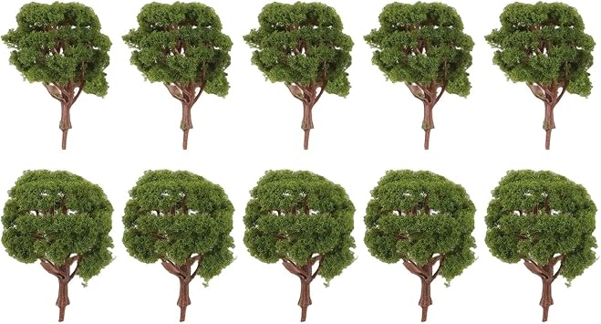 7 Teile Landschafts Szenerie Bastel Pflanzen Figuren,Künstlicher