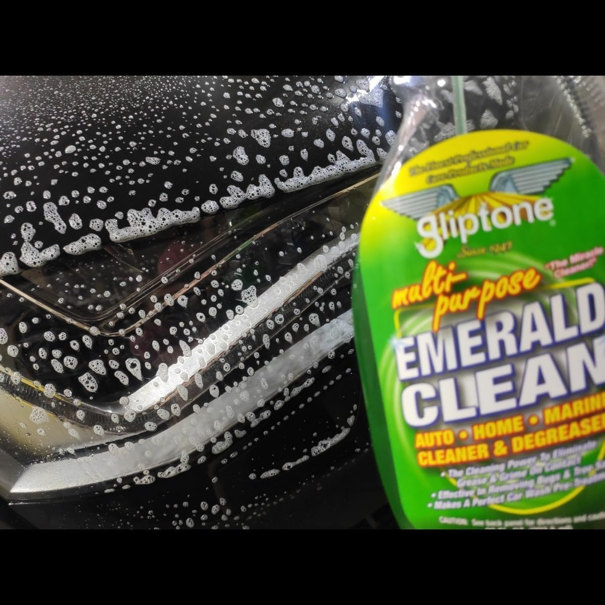 Gliptone Professional Car Care Emerald Clean, Multi Purpose Auto, Home and Marine Cleaner & Degreaser (1 Gallon)