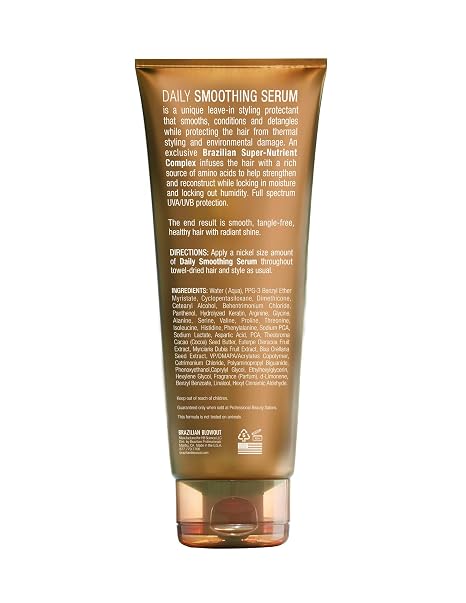 Brazilian Blowout Daily Smoothing Serum, Leave-In Smooth & Protects