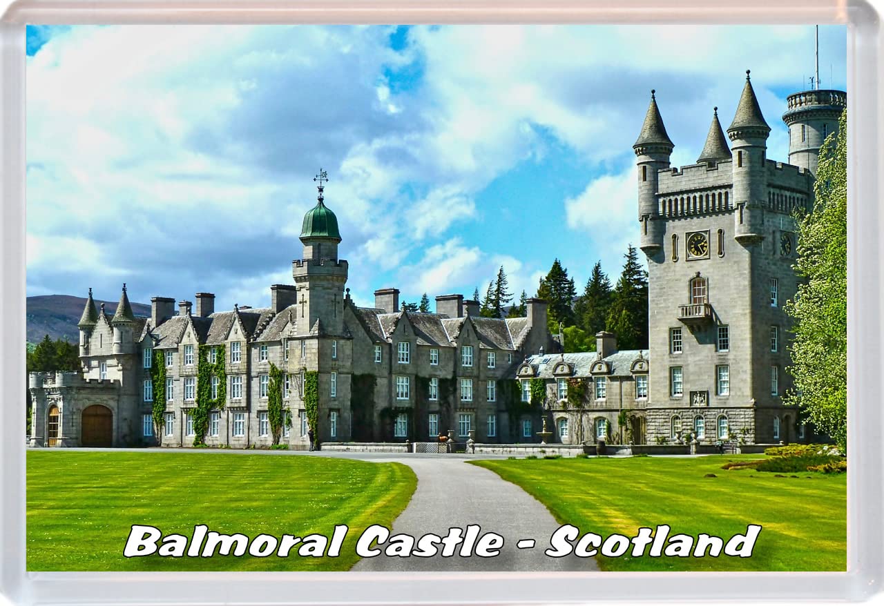 Baked Bean Store Multicolor Balmoral Castle - Scotland - 96 X 67Mm Jumbo Fridge Magnet/Magnets Bbsfhm309
