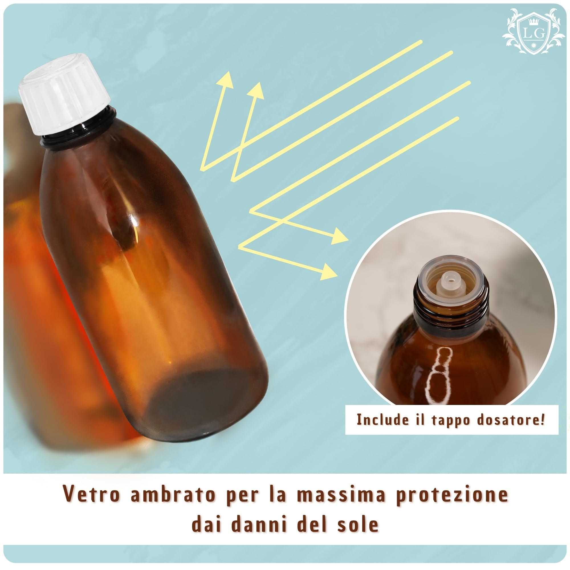 Bottigliette Oli Essenziali 10ml Vetro Ambrato - Con Coperchio Nero, Contagocce E Etichette - Foto 7