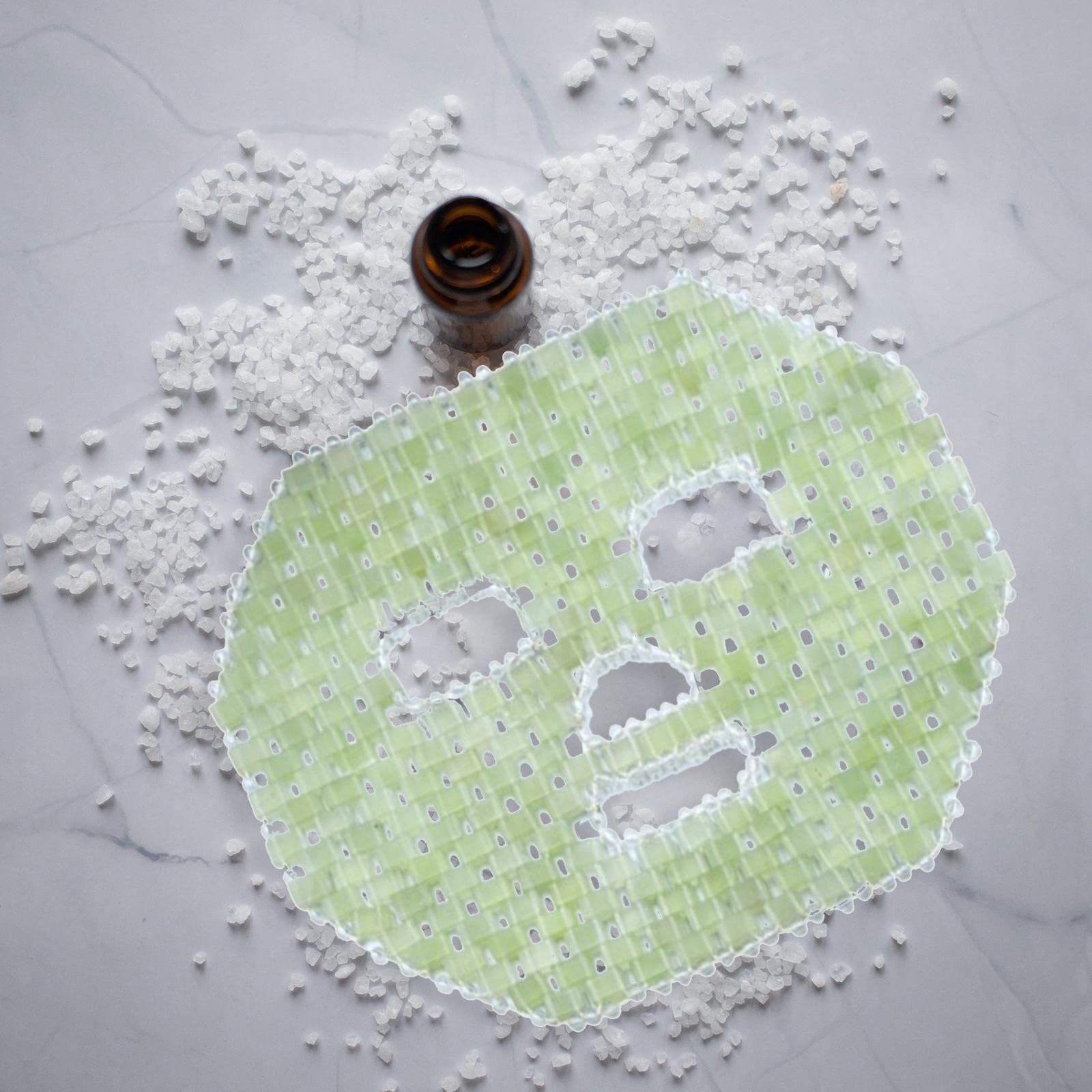Generic Mascarilla Facial de Jade Antienvejecimiento, Mascarilla Facial de Terapia Fría para Ojos, para Los Ojos.