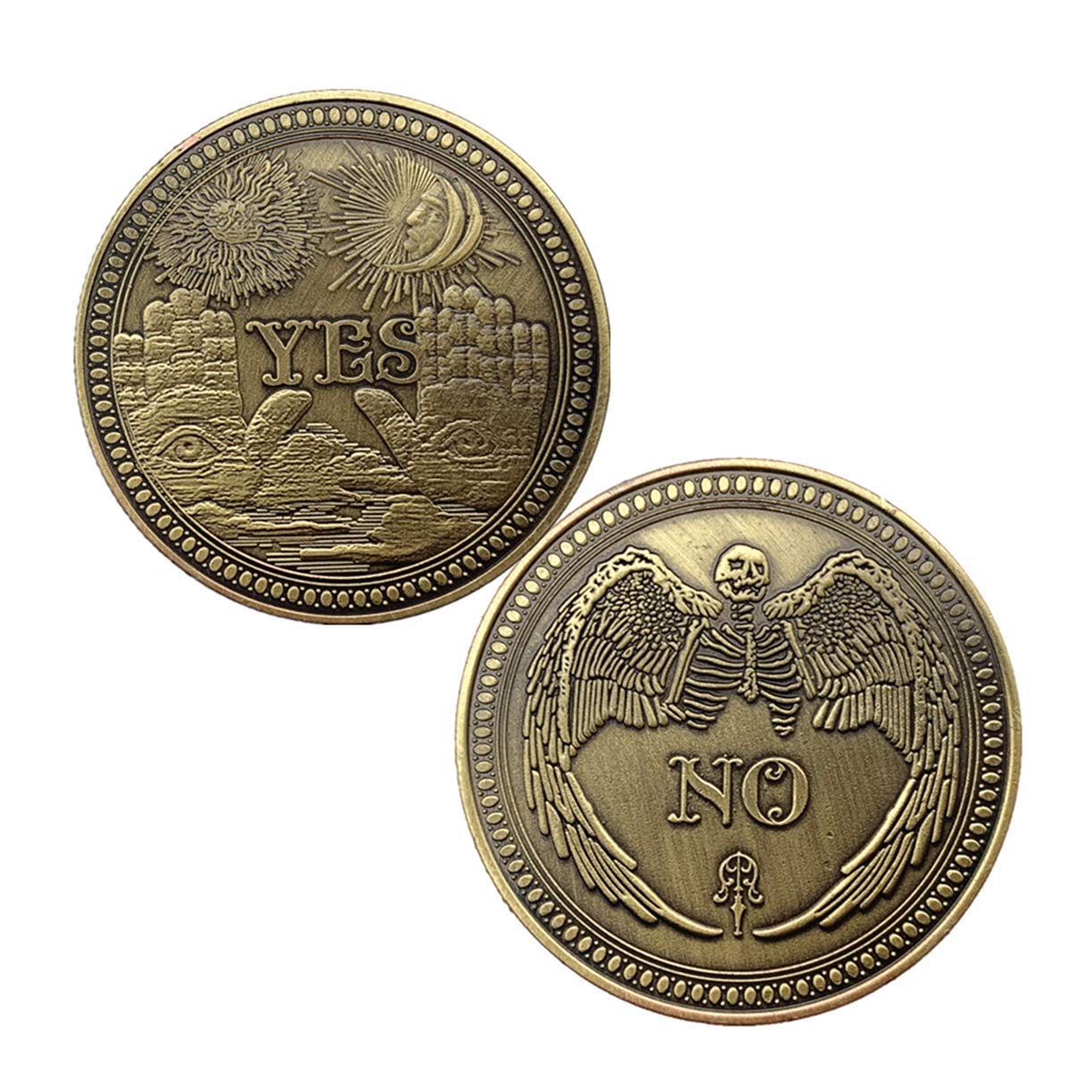 Yes No Challenge Coin Decision Maker Coins Collection