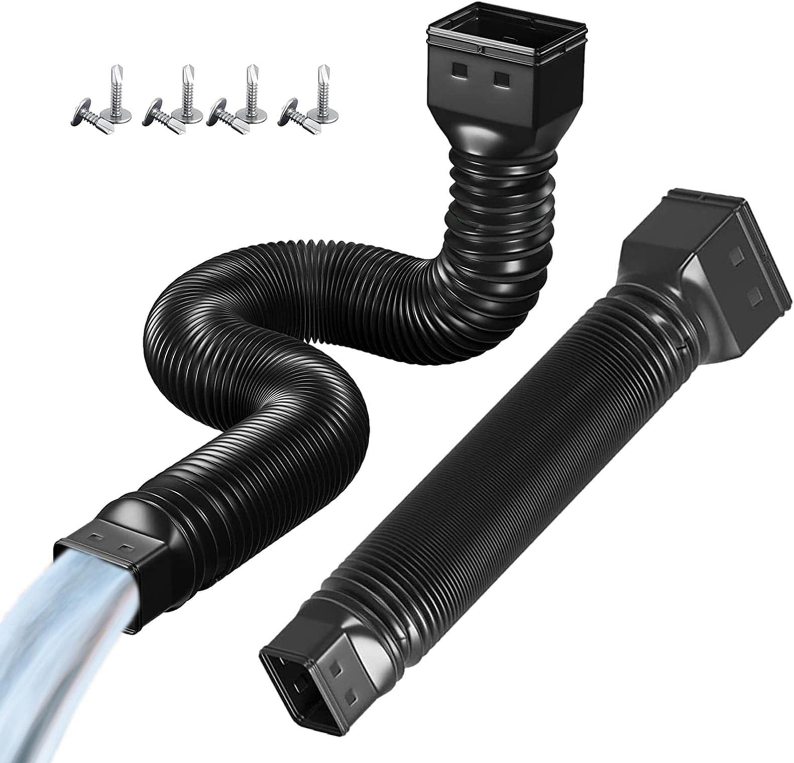 Gutter Downspout Extensions | Downspout Extension Hinge For Downspout - Drain Downspout Extender Gutter Connector Rainwater Drainage For Drainage
