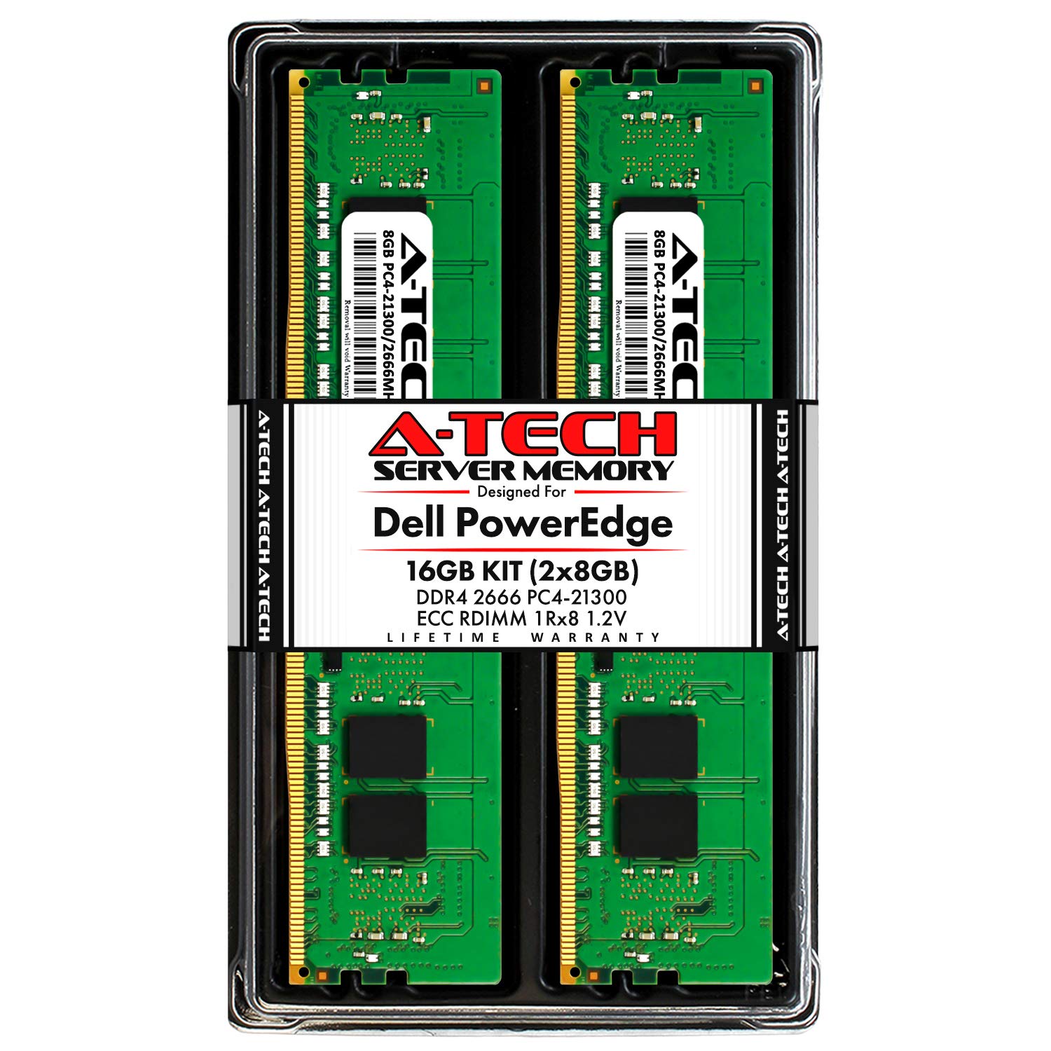 A-Tech 16GB (2x8GB) Memory for Dell PowerEdge R440, T440, R540