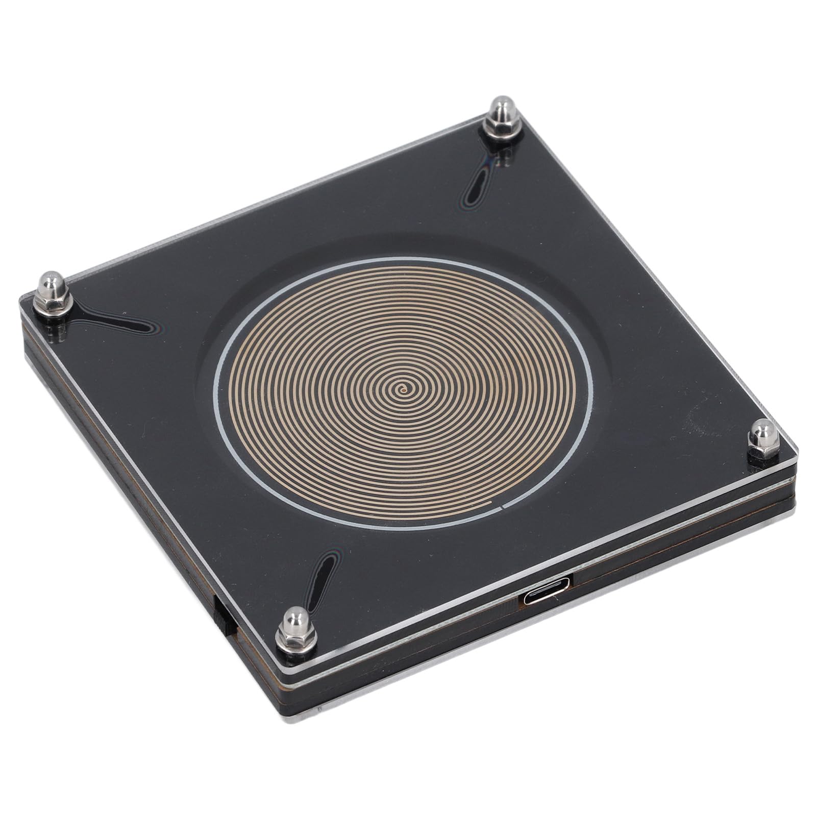 Generador de Ondas Schuman con Indicador Generador de Resonancia de Frecuencia Ultrabaja Resonador de Audio Recargable Mejora la Relajación del Sueño