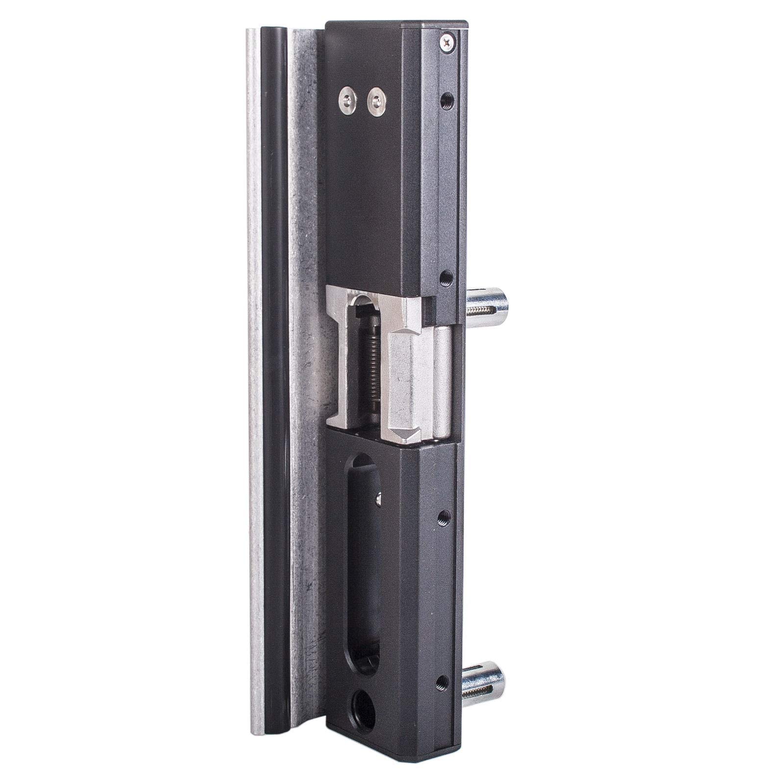 LOCINOX Modulec elektrischer Toranschlag, Torsurrer, Toröffner Emissa Stromlos geschlossen (Aluminium)