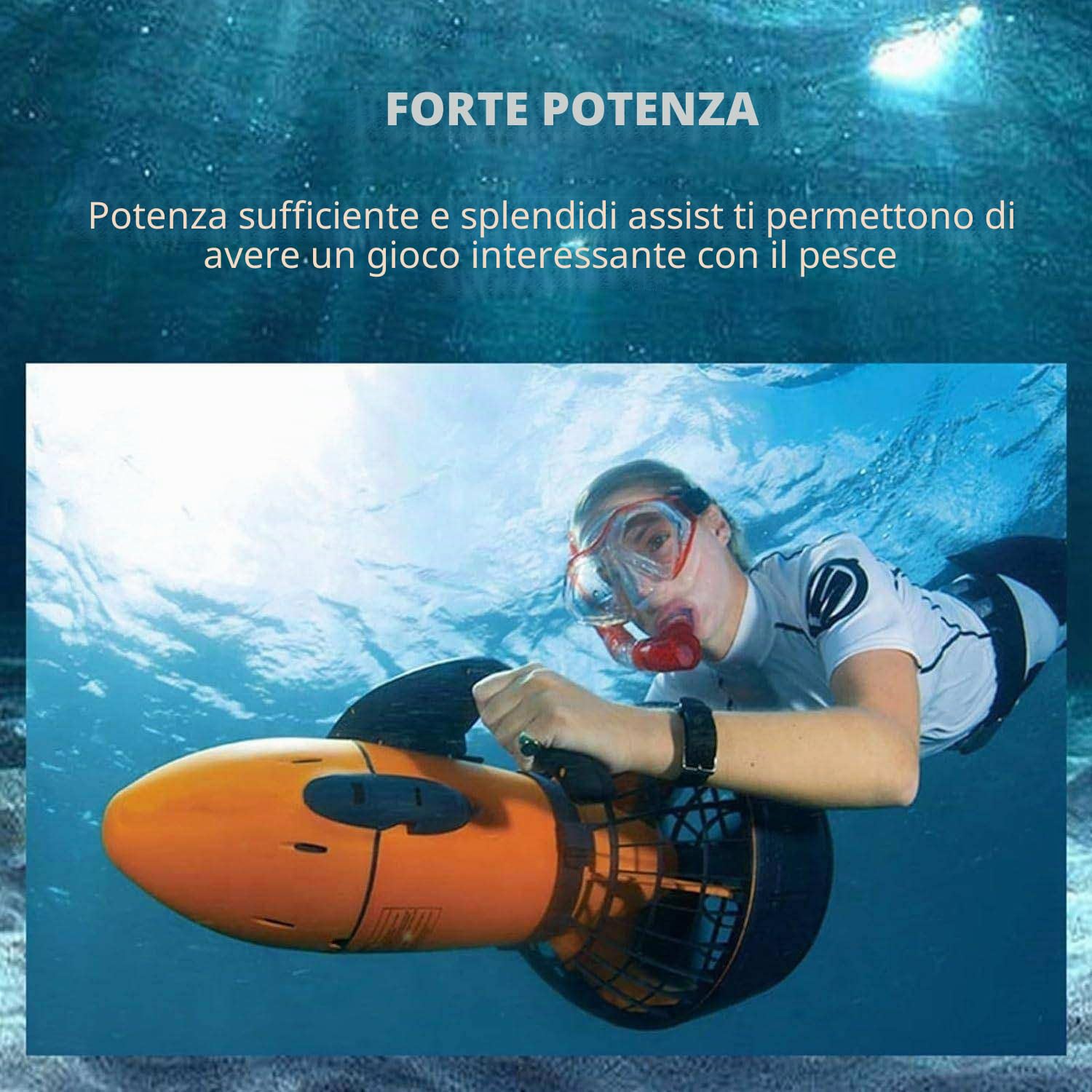 WEIMILOR L'Ultimo Modello Migliorato per Il 2026: Scooter Elettrico per Immersioni subacquee da 800 W, Scooter subacqueo, Avventure subacquee