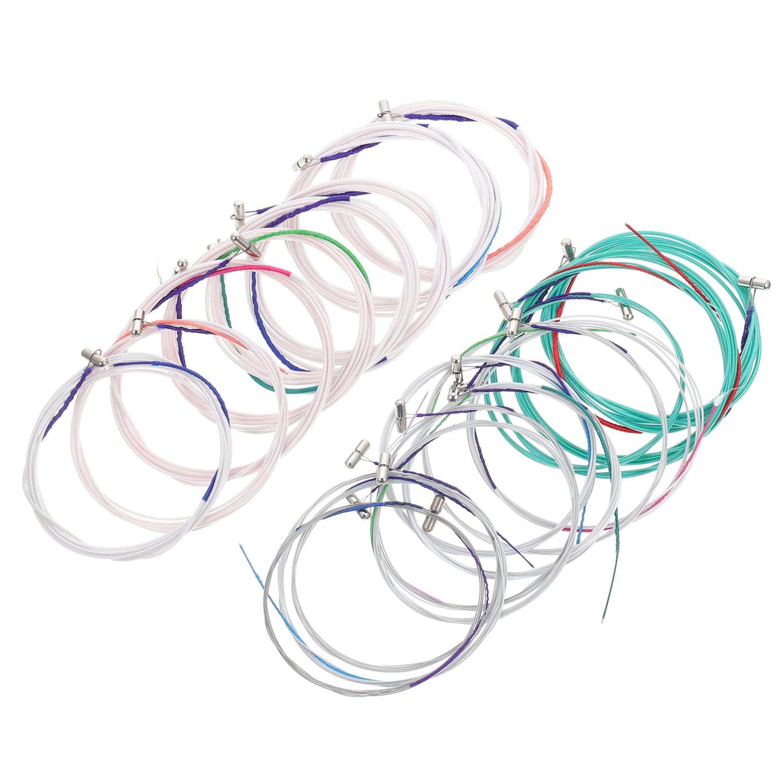 MilistenUniversal Tools 21pcs Guzheng Strings Replacements Guzheng 1-21 Strings Guzheng Nylon Wire for Chinese Guzheng Instruments Accessory (Assorted Color) Universal Tool