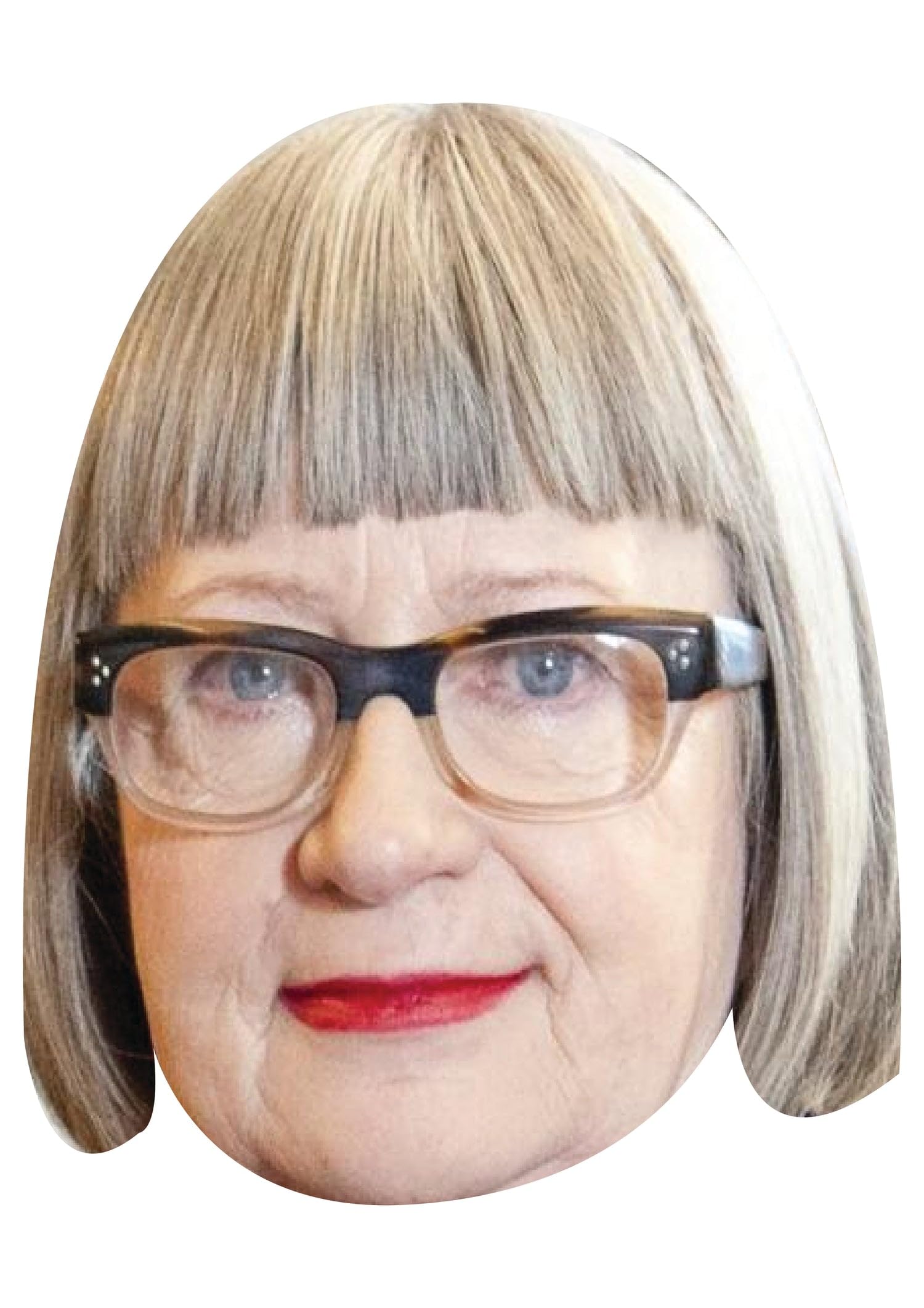 FoxyPrinting Esme Young Facemask – TV Celebrity Face Mask – Funny Mask for Stag Do, Hen Night, TV Events, Fancy Dress & Costume Parties, Ready to Wear