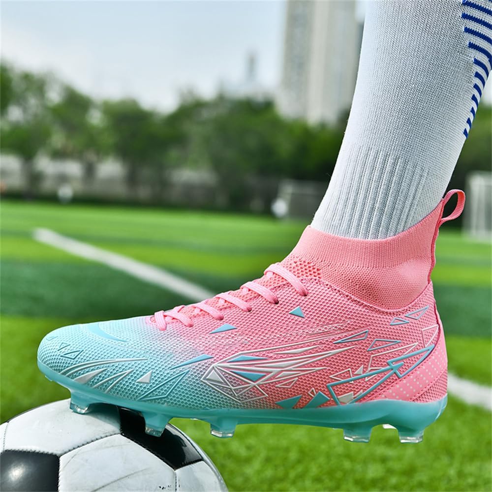 Kids Soccer Shoes Boys Football Cleats Professional Athletic Outdoor Trainning Football Shoes Youth Girl Turf Soccer Cleats