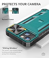 Vista 2 de SOiOS Funda para iPhone 16e 2025: Funda para iPhone 13 iPhone14 con soporte Funda protectora de grado militar a prueba de golpes TPU duradero