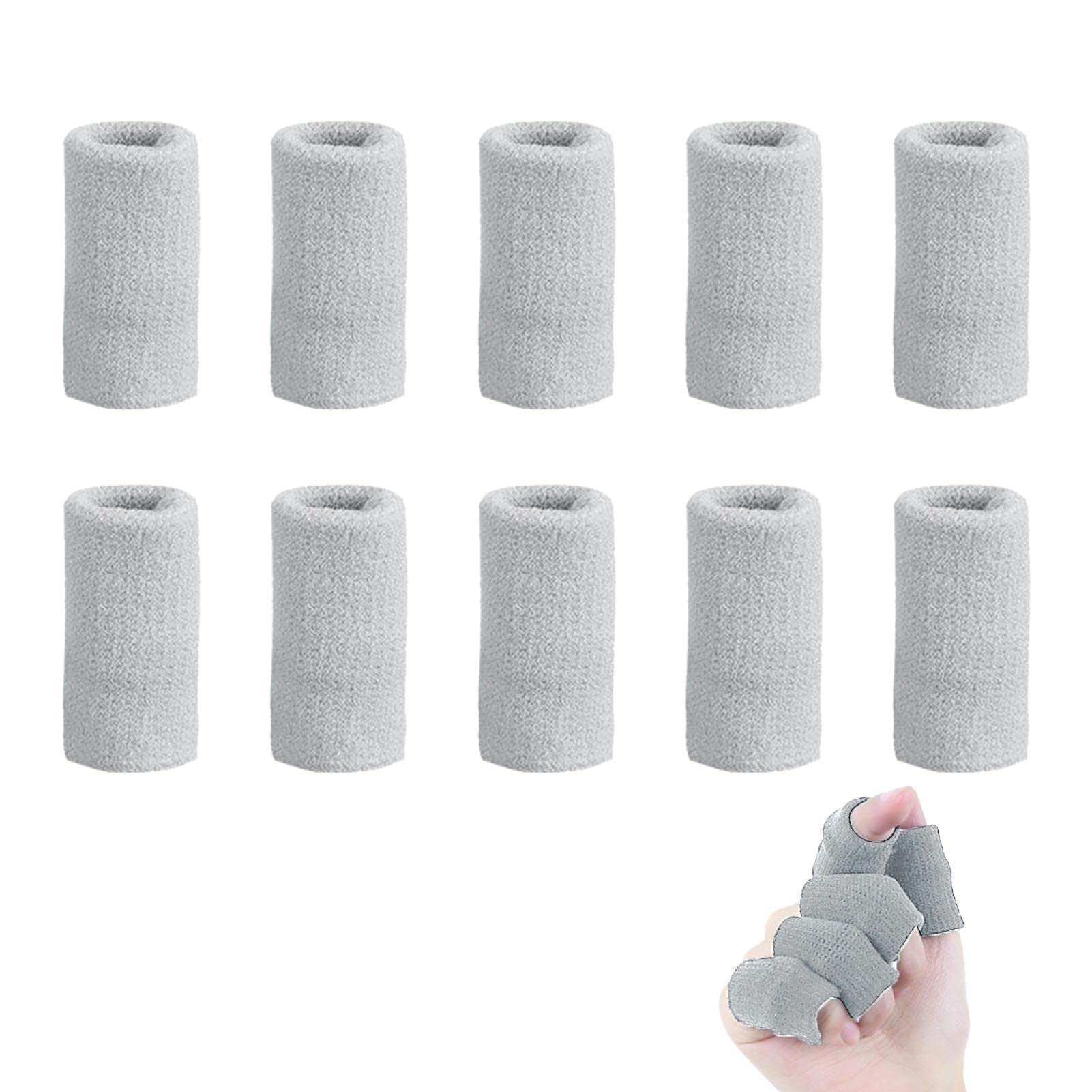 Manicotti Compressione Per Dita - Sport Basket, Pallavolo, Calcio (assorbono Sudore, Proteggono) - Foto 9