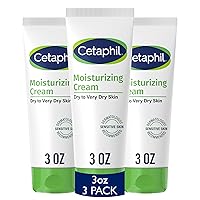 Vista 13 de Cetaphil - Crema hidratante para cara y cuerpo, crema hidratante para piel seca a muy seca y sensible, nueva de 8.8 onzas, libre de fragancia,